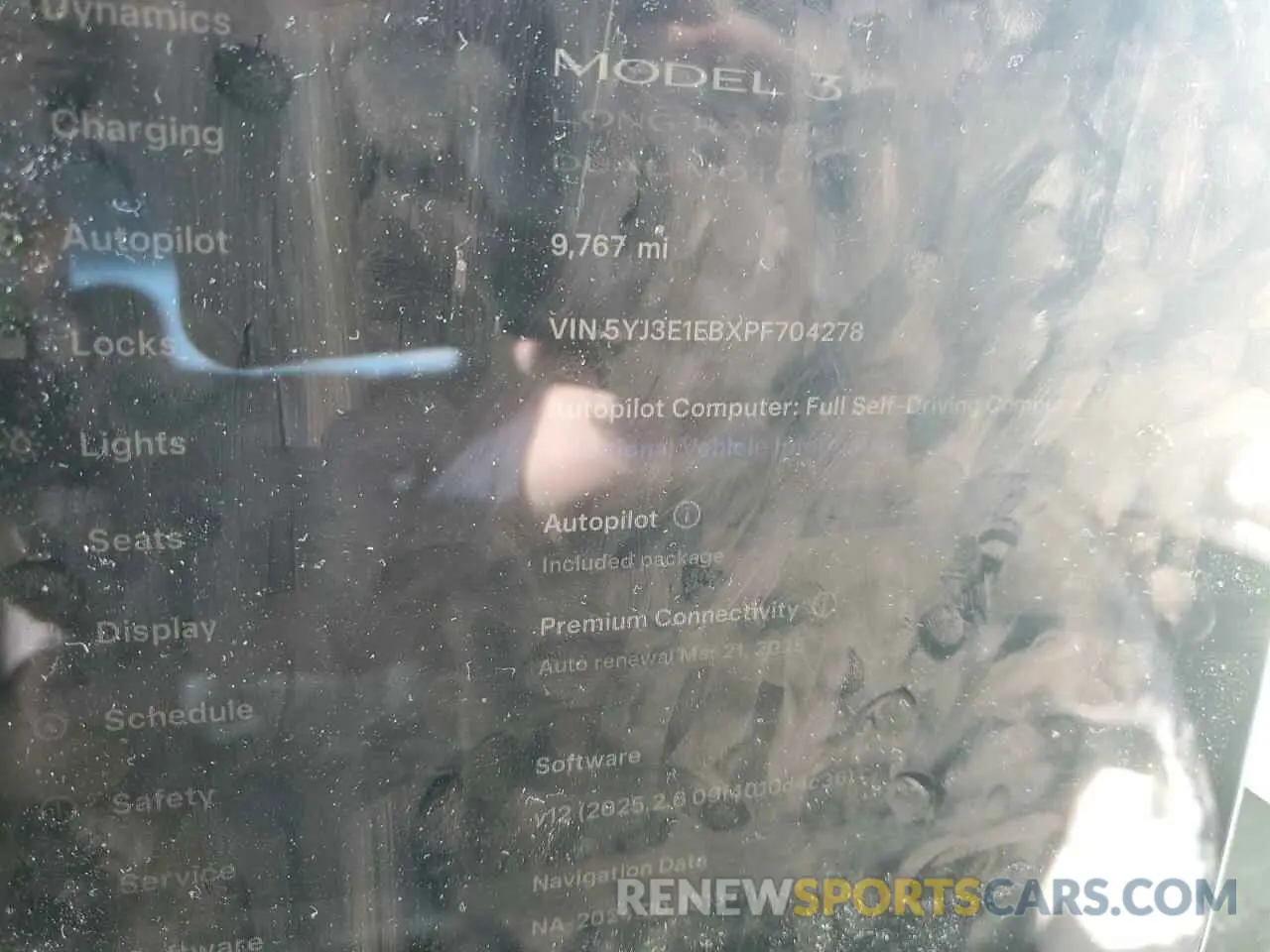 9 Photograph of a damaged car 5YJ3E1EBXPF704278 TESLA MODEL 3 2023