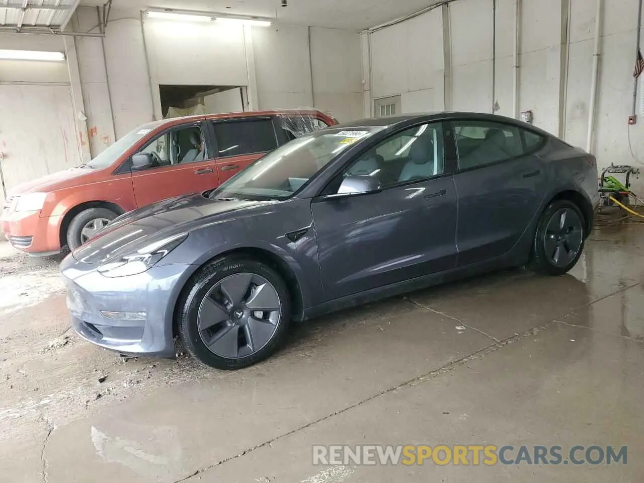 1 Photograph of a damaged car 5YJ3E1EBXPF706600 TESLA MODEL 3 2023