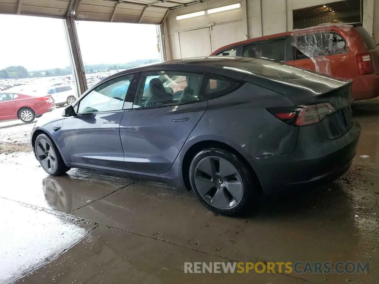 2 Photograph of a damaged car 5YJ3E1EBXPF706600 TESLA MODEL 3 2023