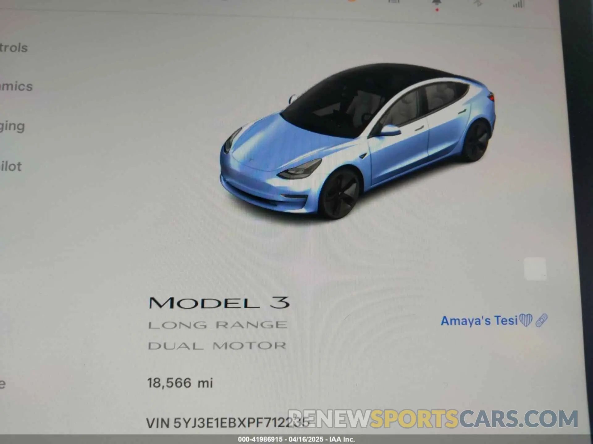 7 Photograph of a damaged car 5YJ3E1EBXPF712235 TESLA MODEL 3 2023