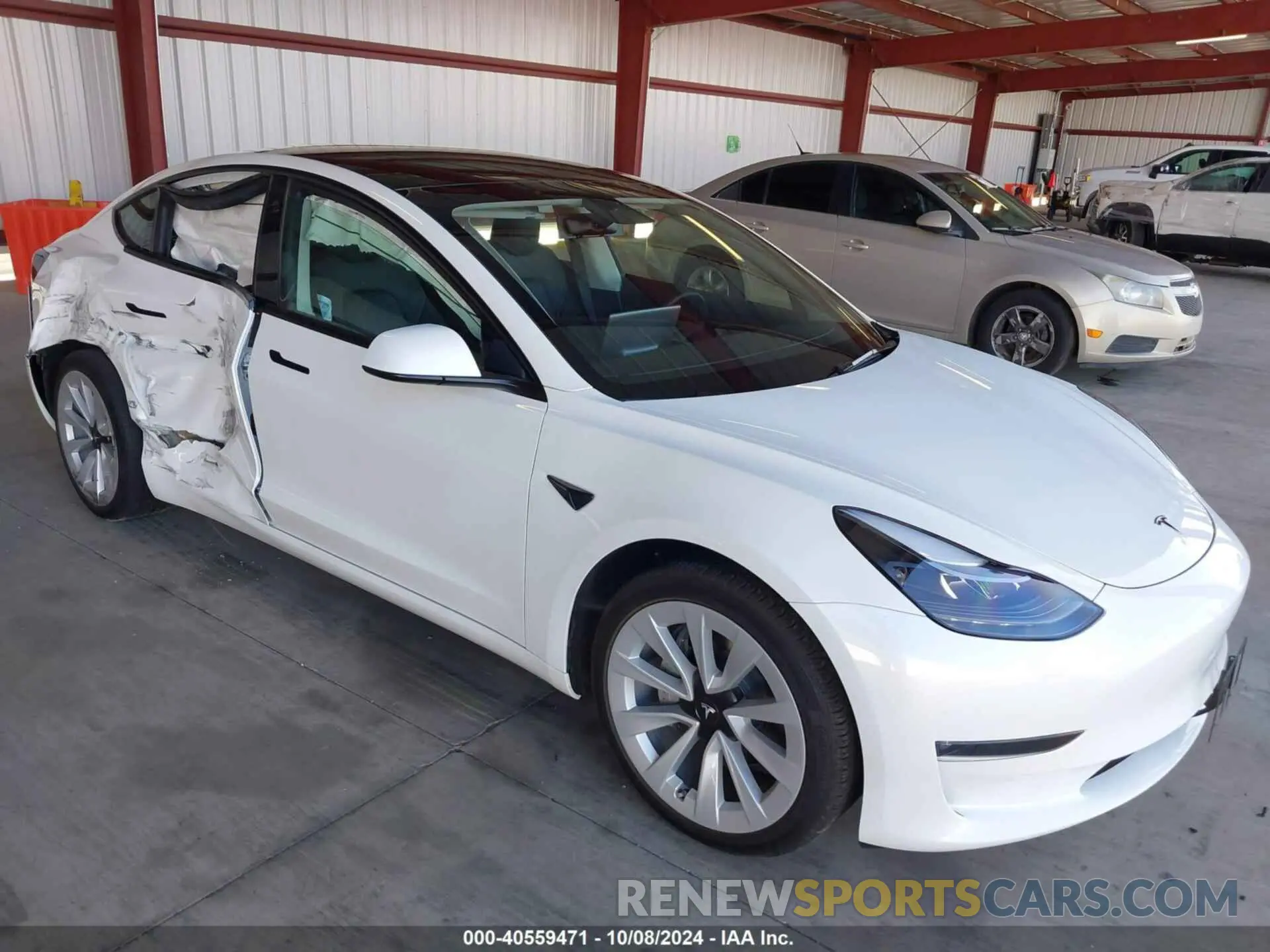1 Photograph of a damaged car 5YJ3E1EBXPF714860 TESLA MODEL 3 2023