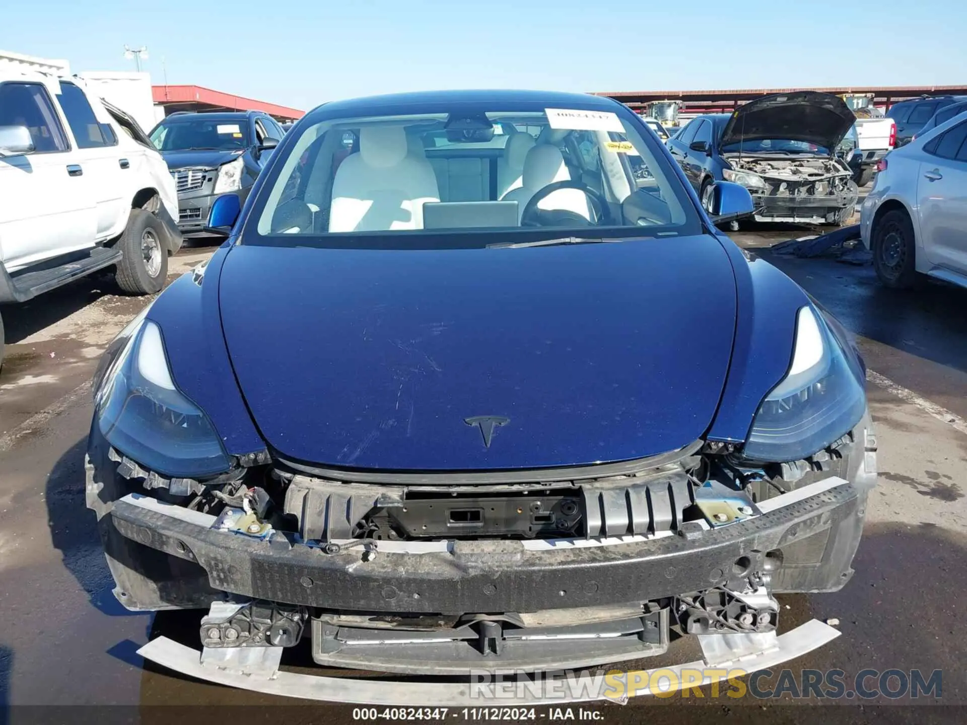12 Photograph of a damaged car 5YJ3E1EC0PF399172 TESLA MODEL 3 2023