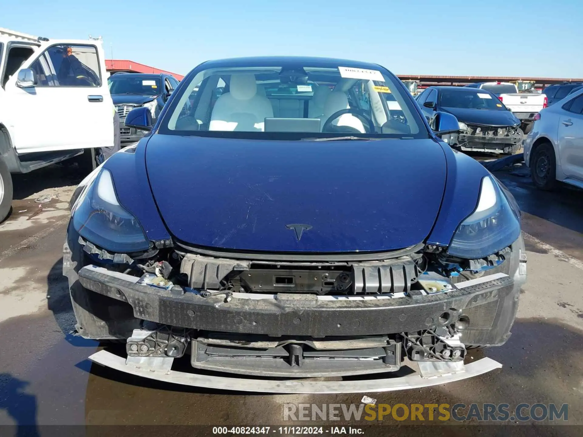 6 Photograph of a damaged car 5YJ3E1EC0PF399172 TESLA MODEL 3 2023
