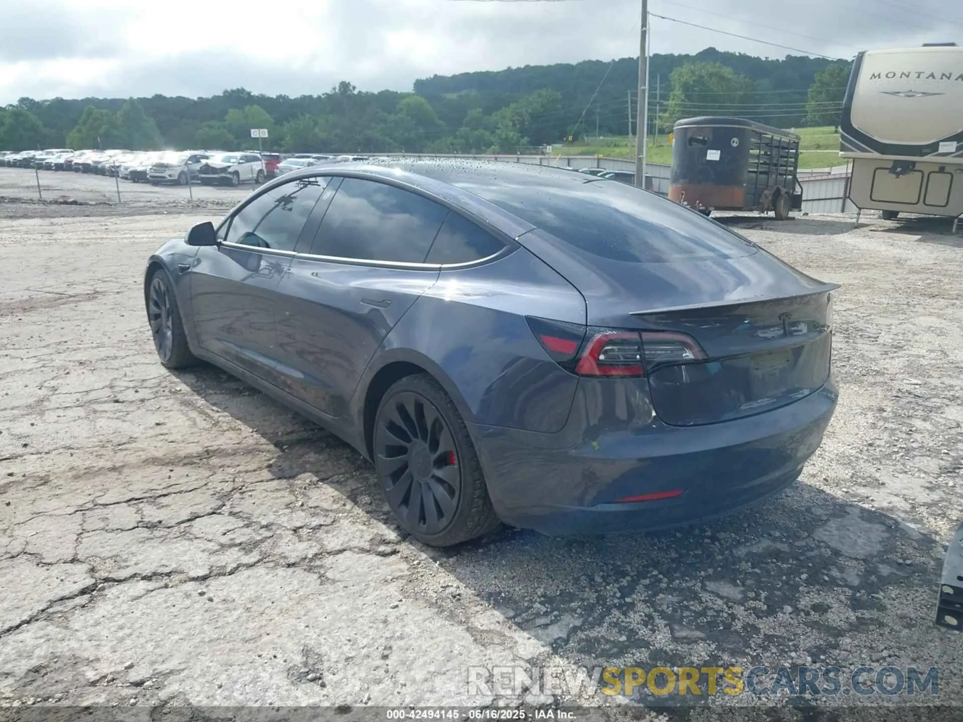3 Photograph of a damaged car 5YJ3E1EC0PF399284 TESLA MODEL 3 2023