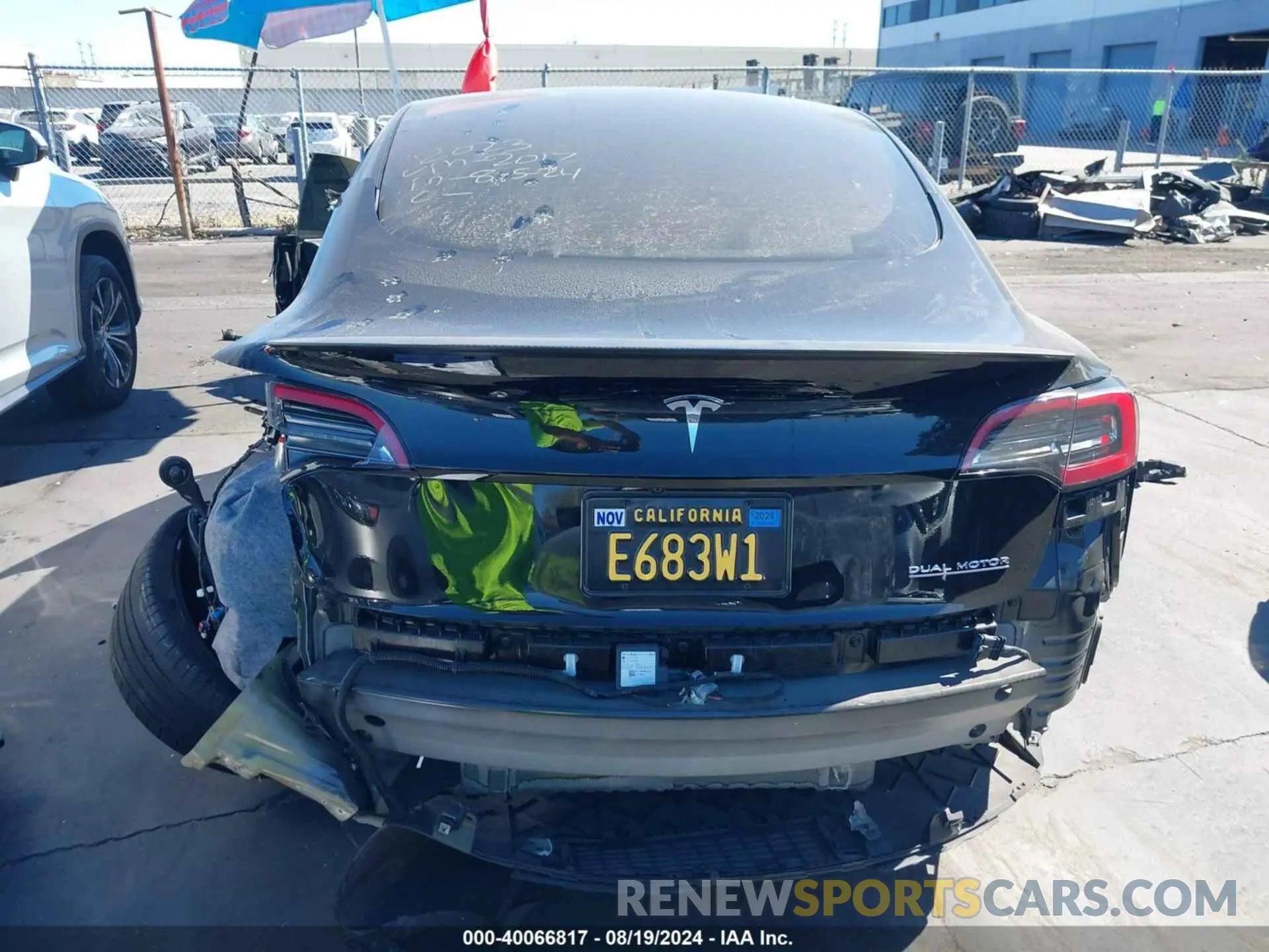 16 Photograph of a damaged car 5YJ3E1EC0PF412017 TESLA MODEL 3 2023