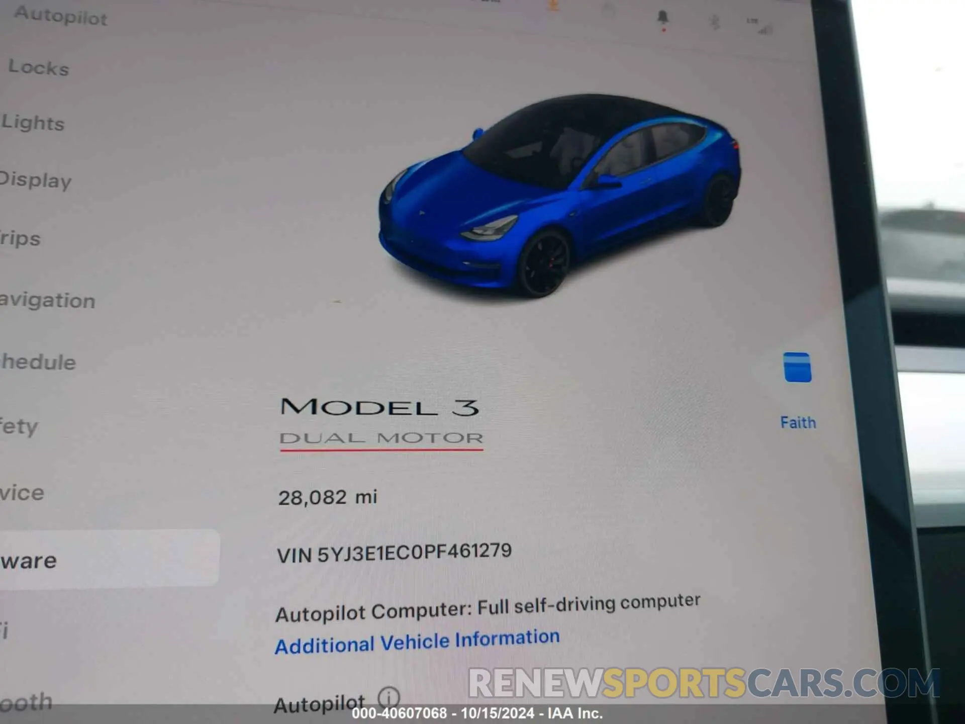14 Photograph of a damaged car 5YJ3E1EC0PF461279 TESLA MODEL 3 2023