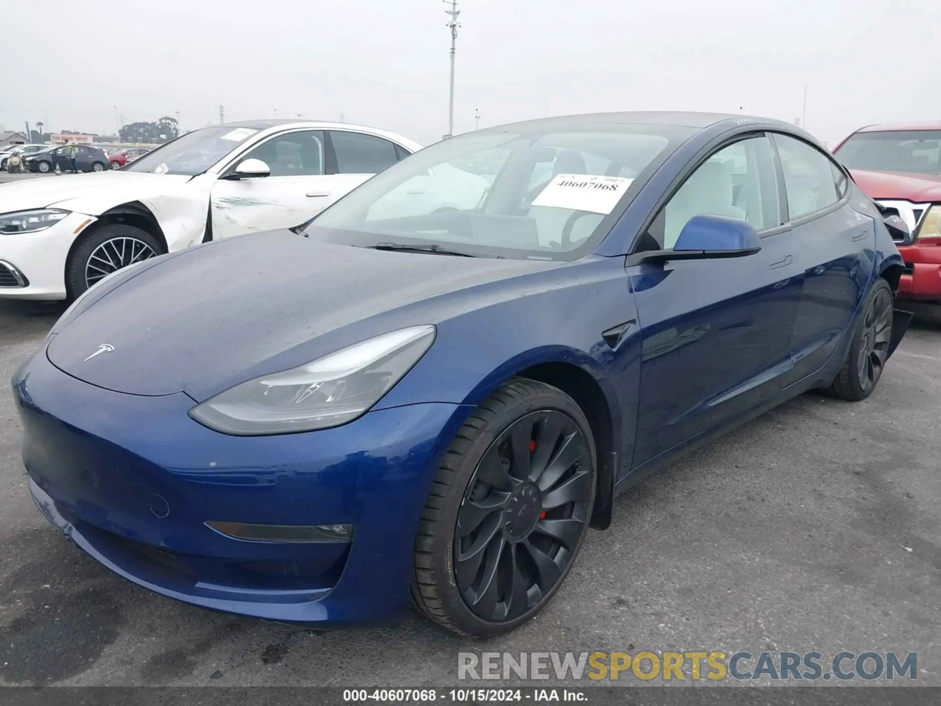 2 Photograph of a damaged car 5YJ3E1EC0PF461279 TESLA MODEL 3 2023