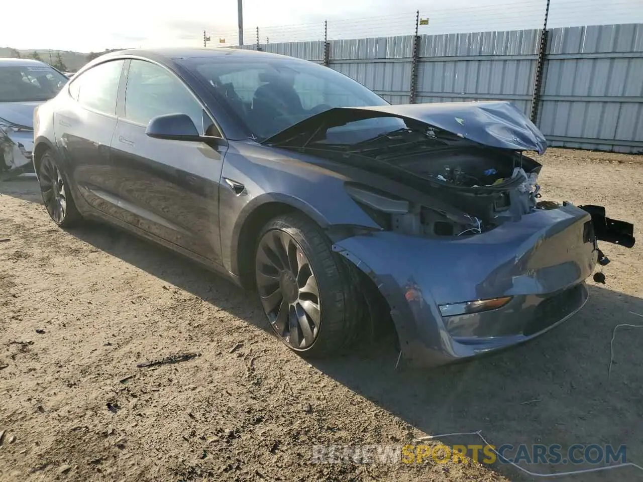 4 Photograph of a damaged car 5YJ3E1EC0PF483847 TESLA MODEL 3 2023