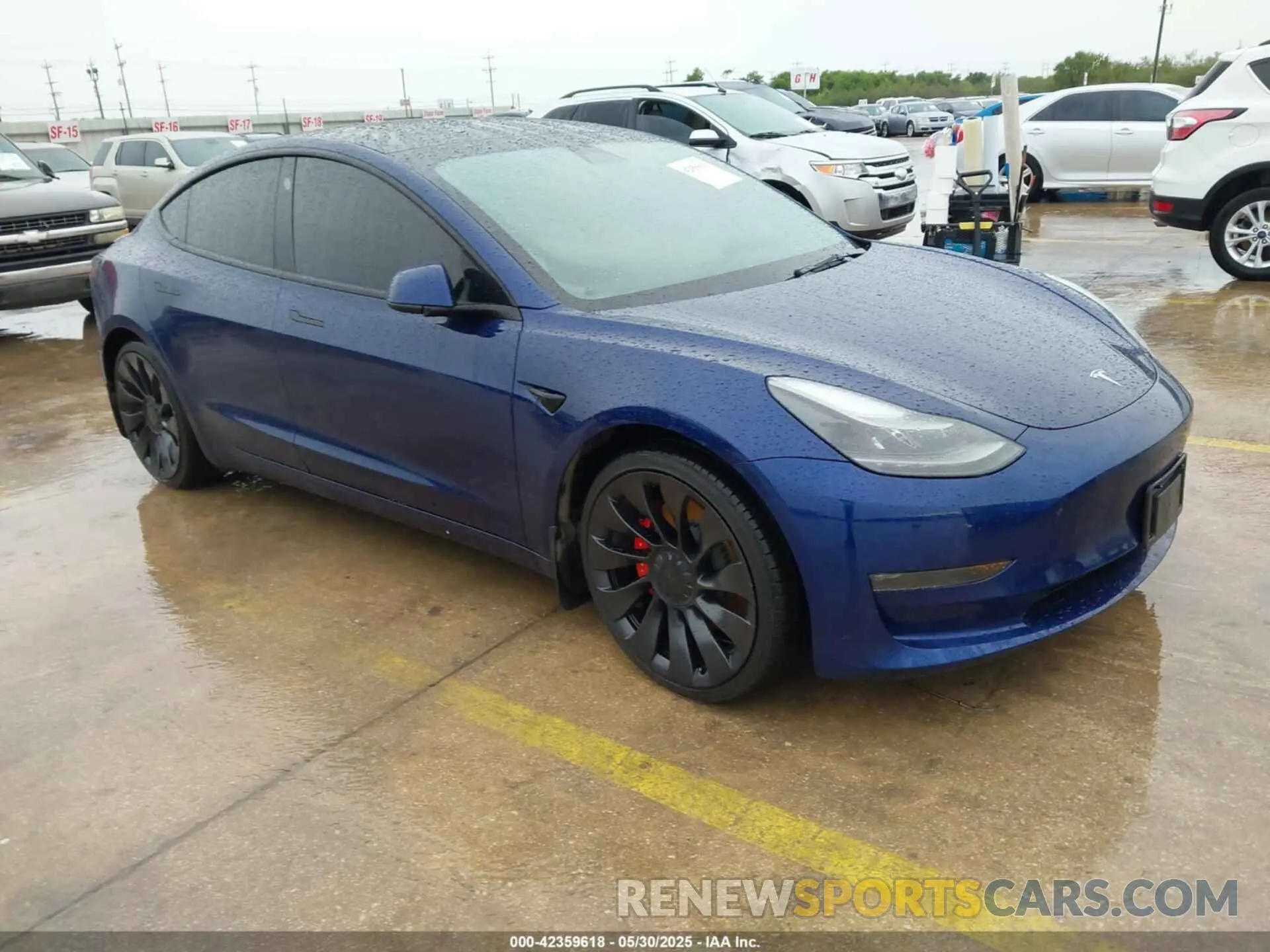 1 Photograph of a damaged car 5YJ3E1EC0PF491978 TESLA MODEL 3 2023