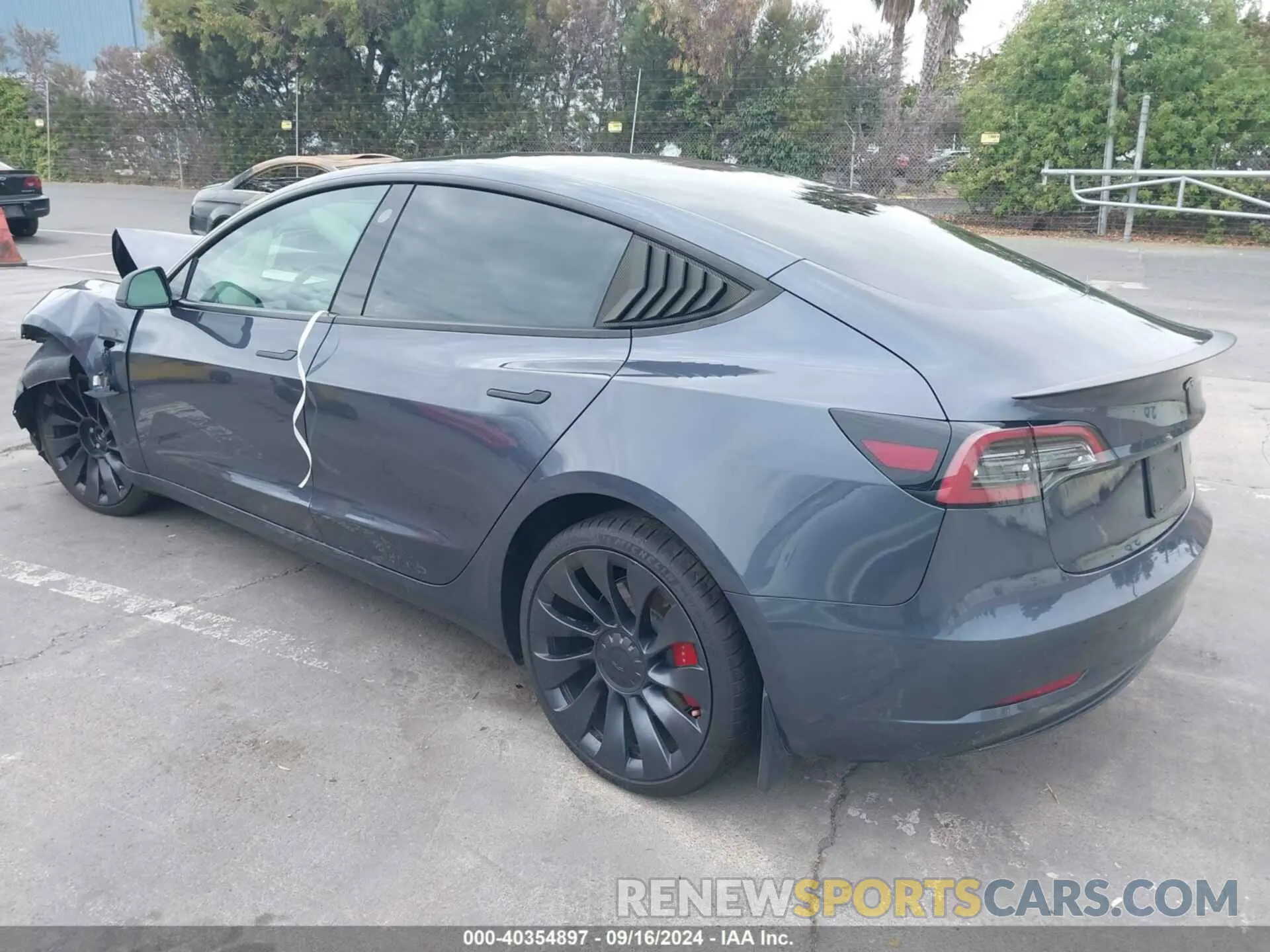 3 Photograph of a damaged car 5YJ3E1EC0PF498784 TESLA MODEL 3 2023