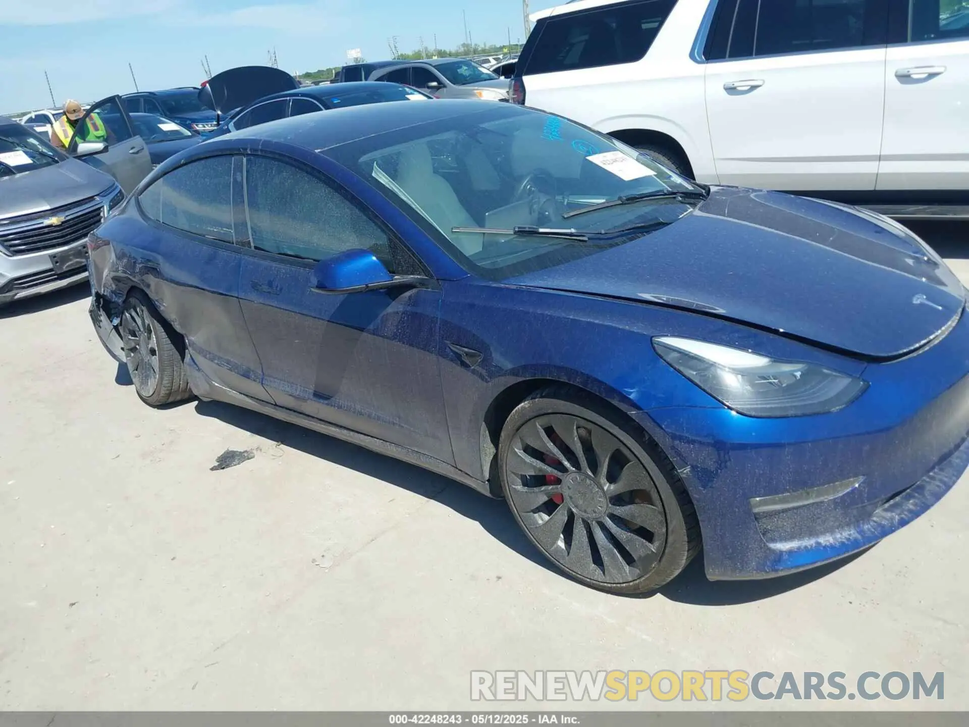 1 Photograph of a damaged car 5YJ3E1EC0PF579218 TESLA MODEL 3 2023