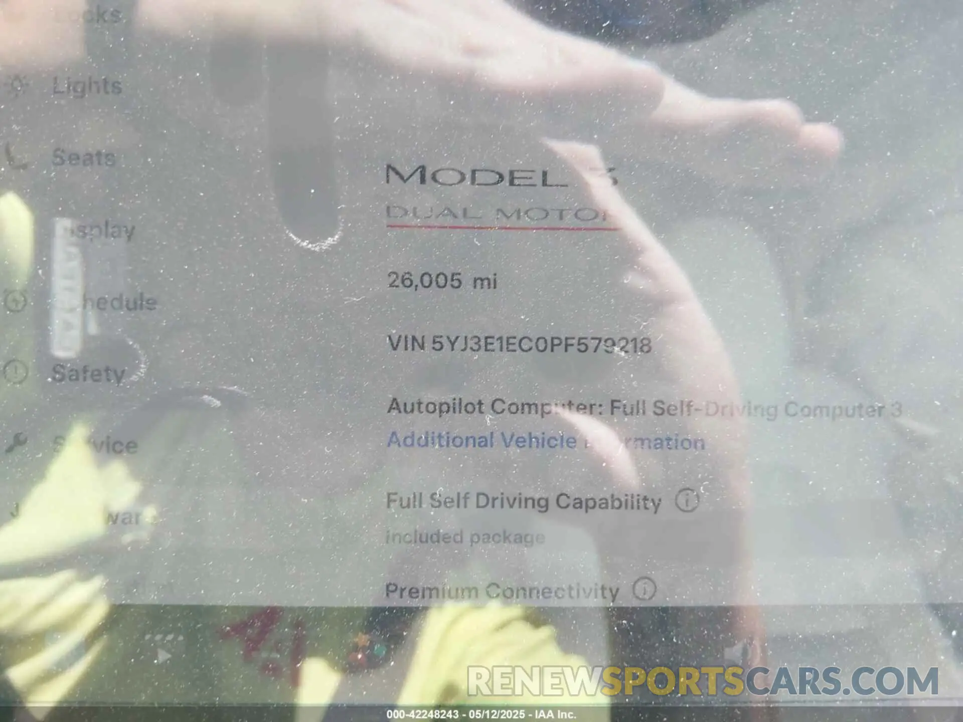 16 Photograph of a damaged car 5YJ3E1EC0PF579218 TESLA MODEL 3 2023