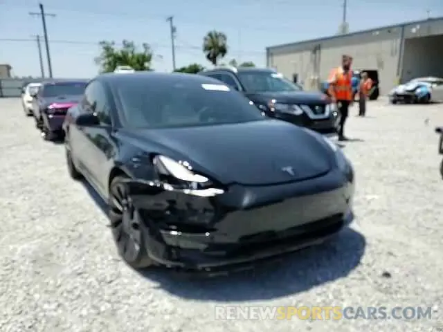 14 Photograph of a damaged car 5YJ3E1EC0PF591837 TESLA MODEL 3 2023