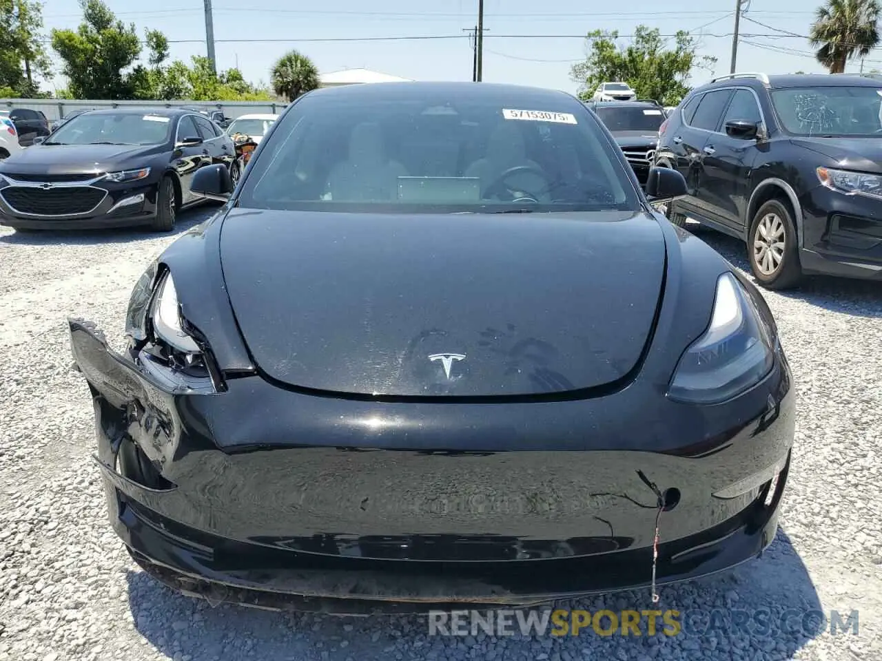 5 Photograph of a damaged car 5YJ3E1EC0PF591837 TESLA MODEL 3 2023