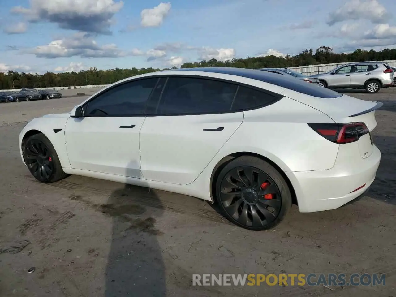 2 Photograph of a damaged car 5YJ3E1EC0PF594933 TESLA MODEL 3 2023