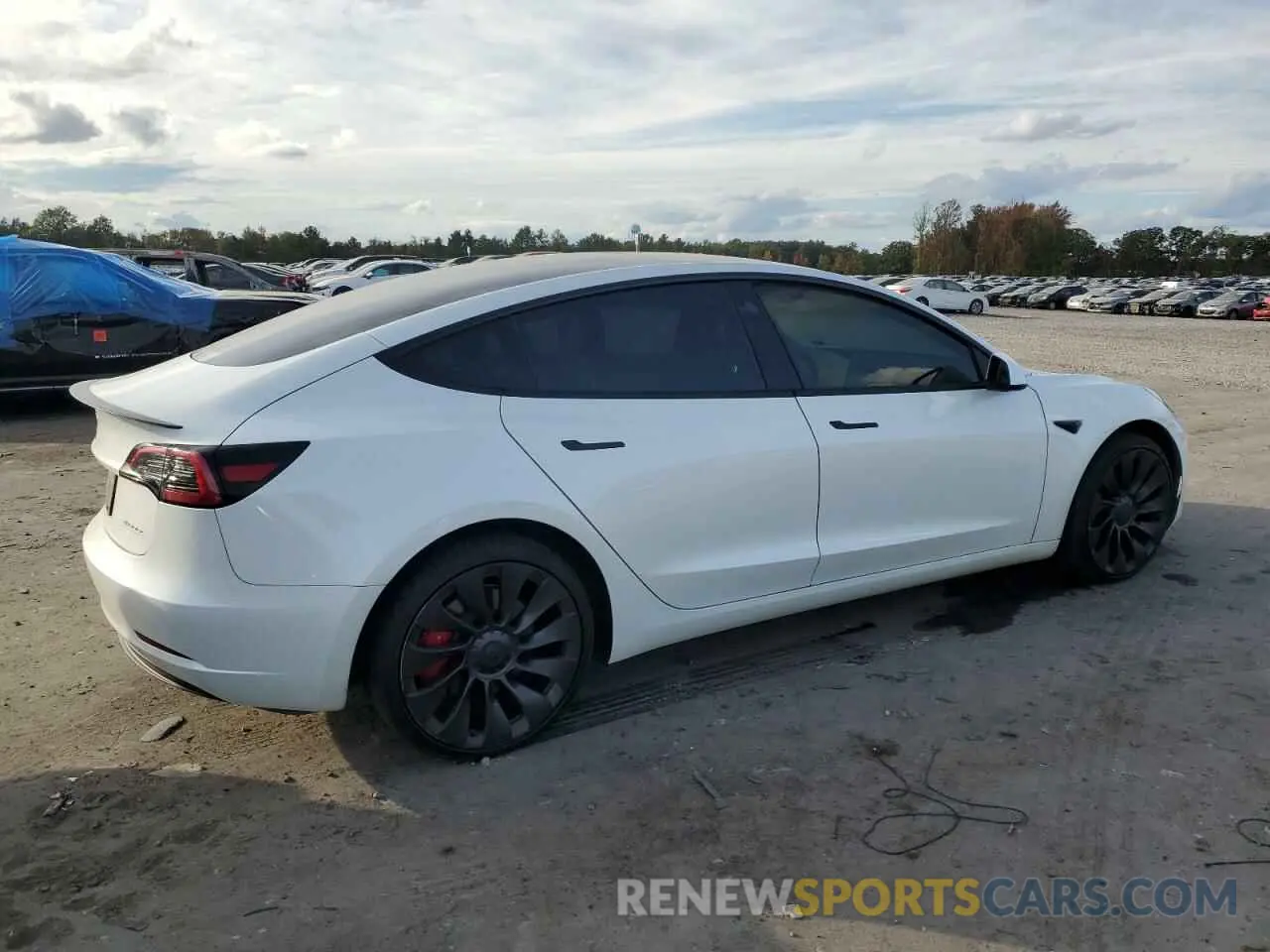 3 Photograph of a damaged car 5YJ3E1EC0PF594933 TESLA MODEL 3 2023