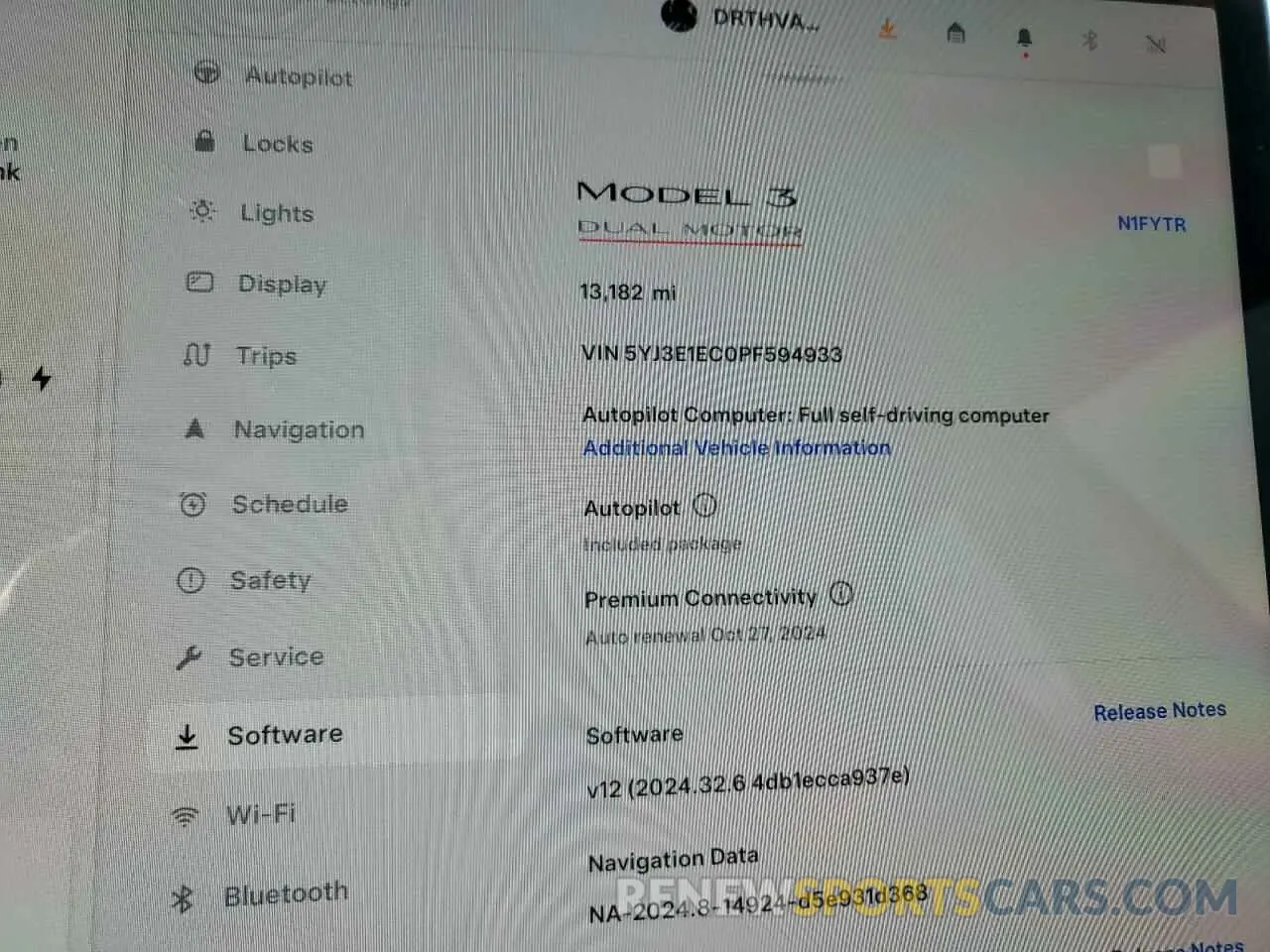 9 Photograph of a damaged car 5YJ3E1EC0PF594933 TESLA MODEL 3 2023