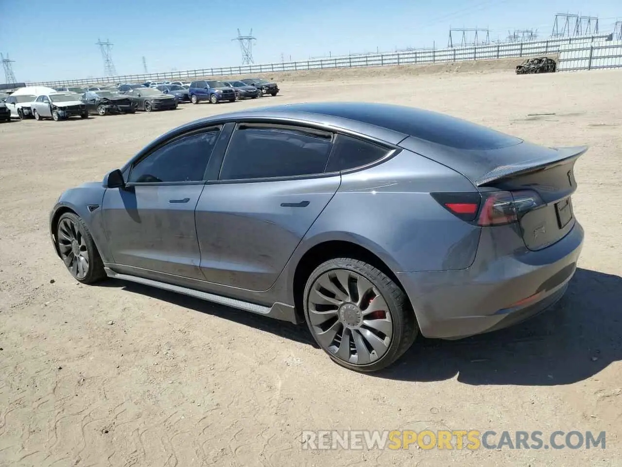 2 Photograph of a damaged car 5YJ3E1EC0PF715234 TESLA MODEL 3 2023