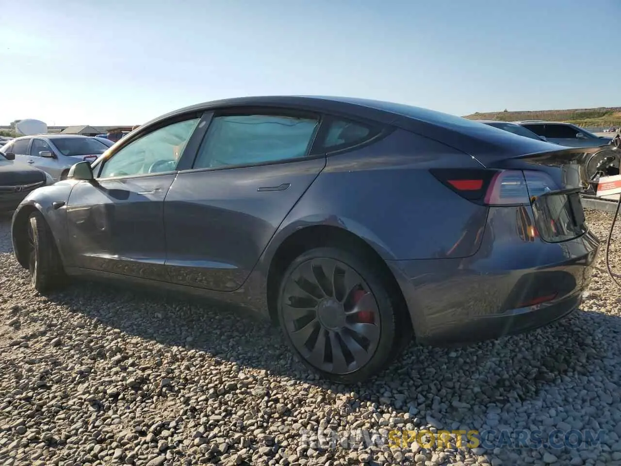 2 Photograph of a damaged car 5YJ3E1EC1PF495943 TESLA MODEL 3 2023