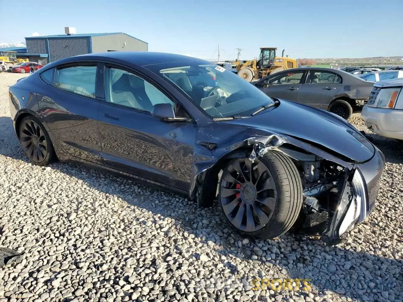 4 Photograph of a damaged car 5YJ3E1EC1PF495943 TESLA MODEL 3 2023