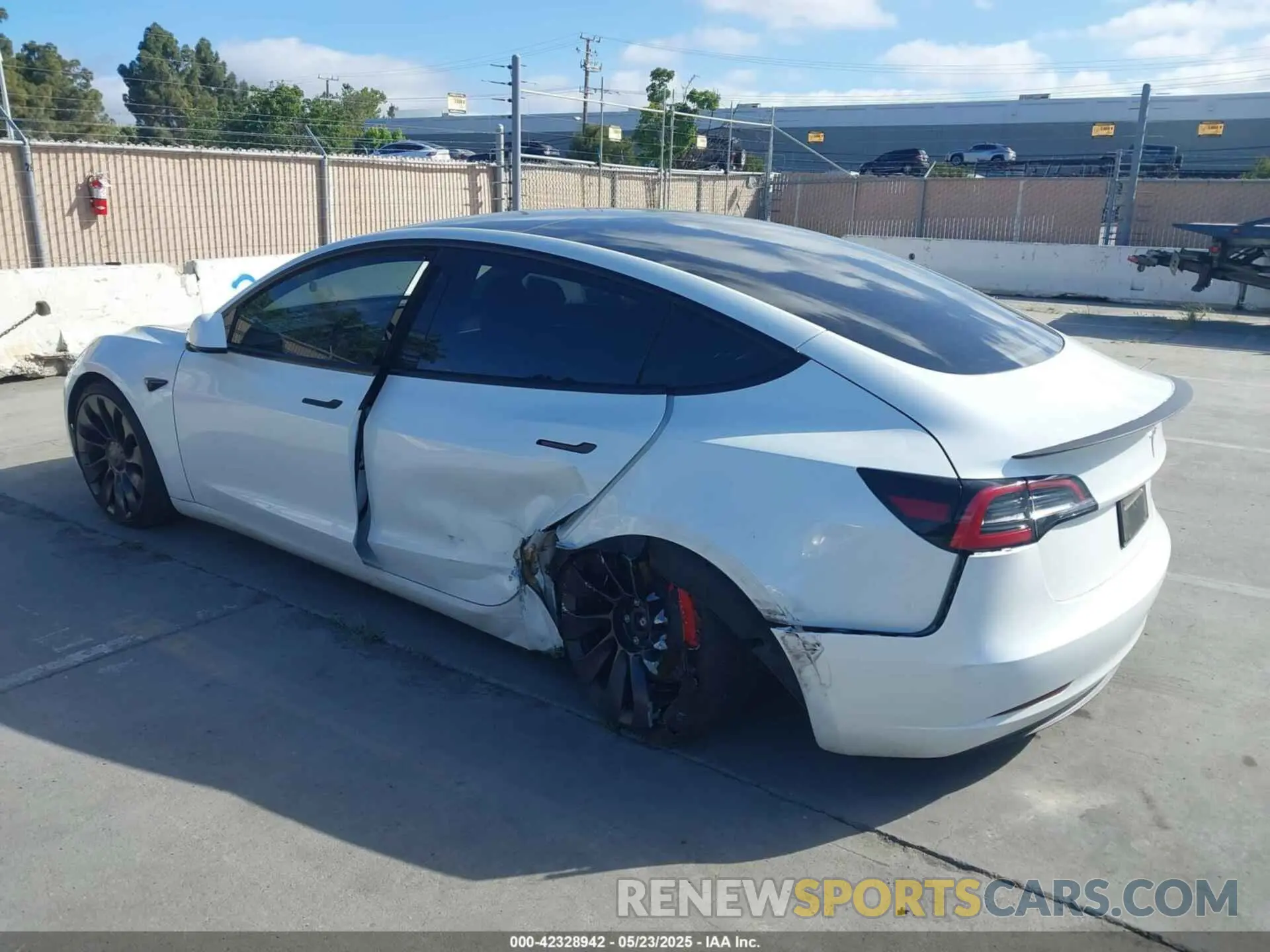 3 Photograph of a damaged car 5YJ3E1EC1PF608354 TESLA MODEL 3 2023