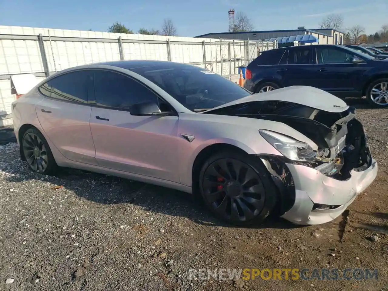 4 Photograph of a damaged car 5YJ3E1EC1PF612095 TESLA MODEL 3 2023