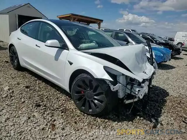 14 Photograph of a damaged car 5YJ3E1EC1PF706879 TESLA MODEL 3 2023