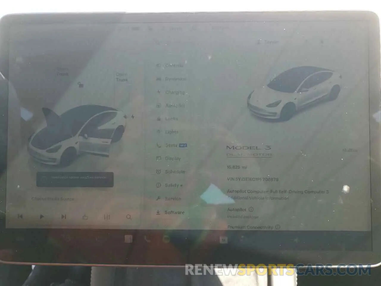 9 Photograph of a damaged car 5YJ3E1EC1PF706879 TESLA MODEL 3 2023