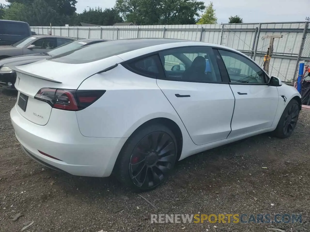 3 Photograph of a damaged car 5YJ3E1EC1PF709488 TESLA MODEL 3 2023