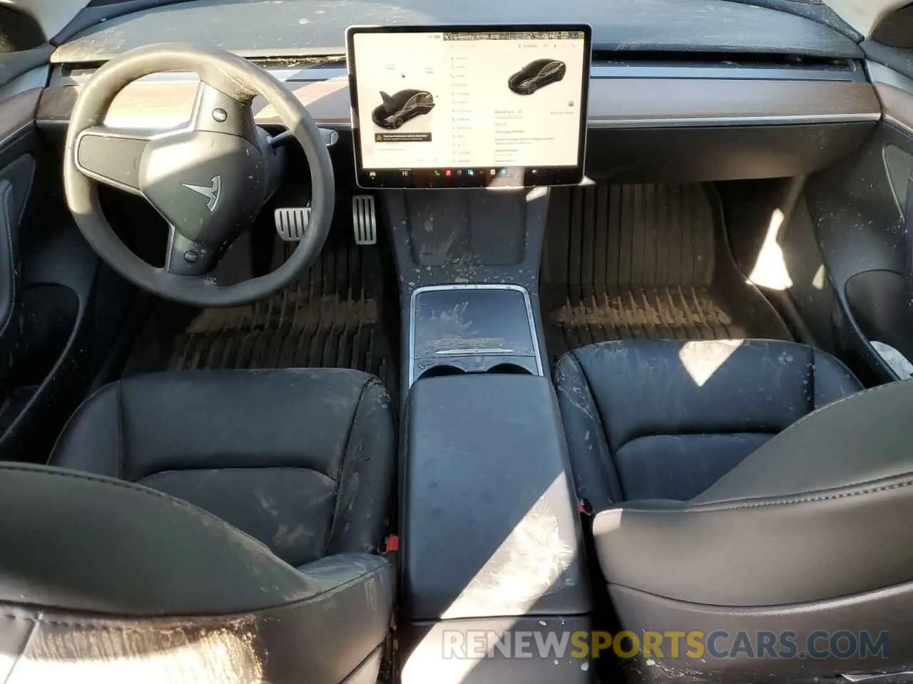 8 Photograph of a damaged car 5YJ3E1EC1PF710110 TESLA MODEL 3 2023