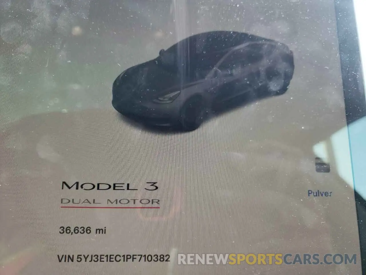 9 Photograph of a damaged car 5YJ3E1EC1PF710382 TESLA MODEL 3 2023