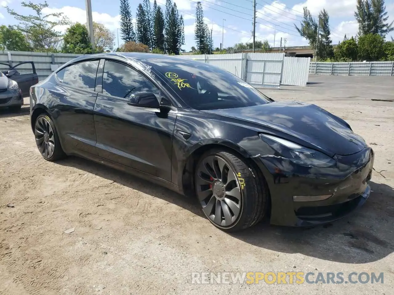 4 Photograph of a damaged car 5YJ3E1EC2PF406218 TESLA MODEL 3 2023