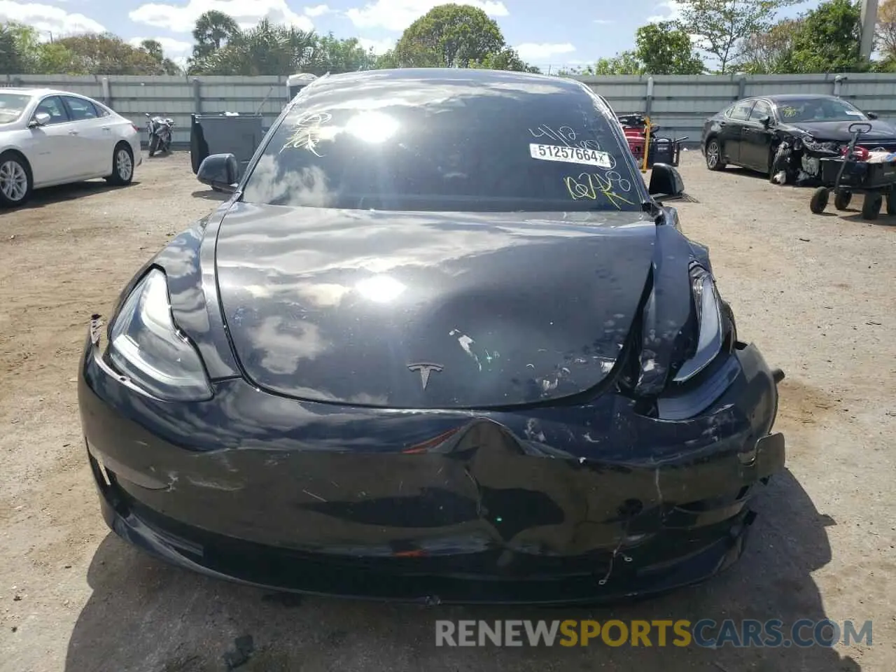5 Photograph of a damaged car 5YJ3E1EC2PF406218 TESLA MODEL 3 2023