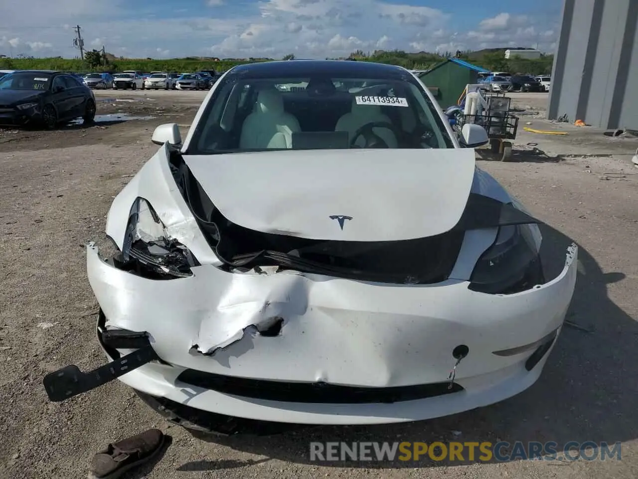 5 Photograph of a damaged car 5YJ3E1EC2PF480903 TESLA MODEL 3 2023