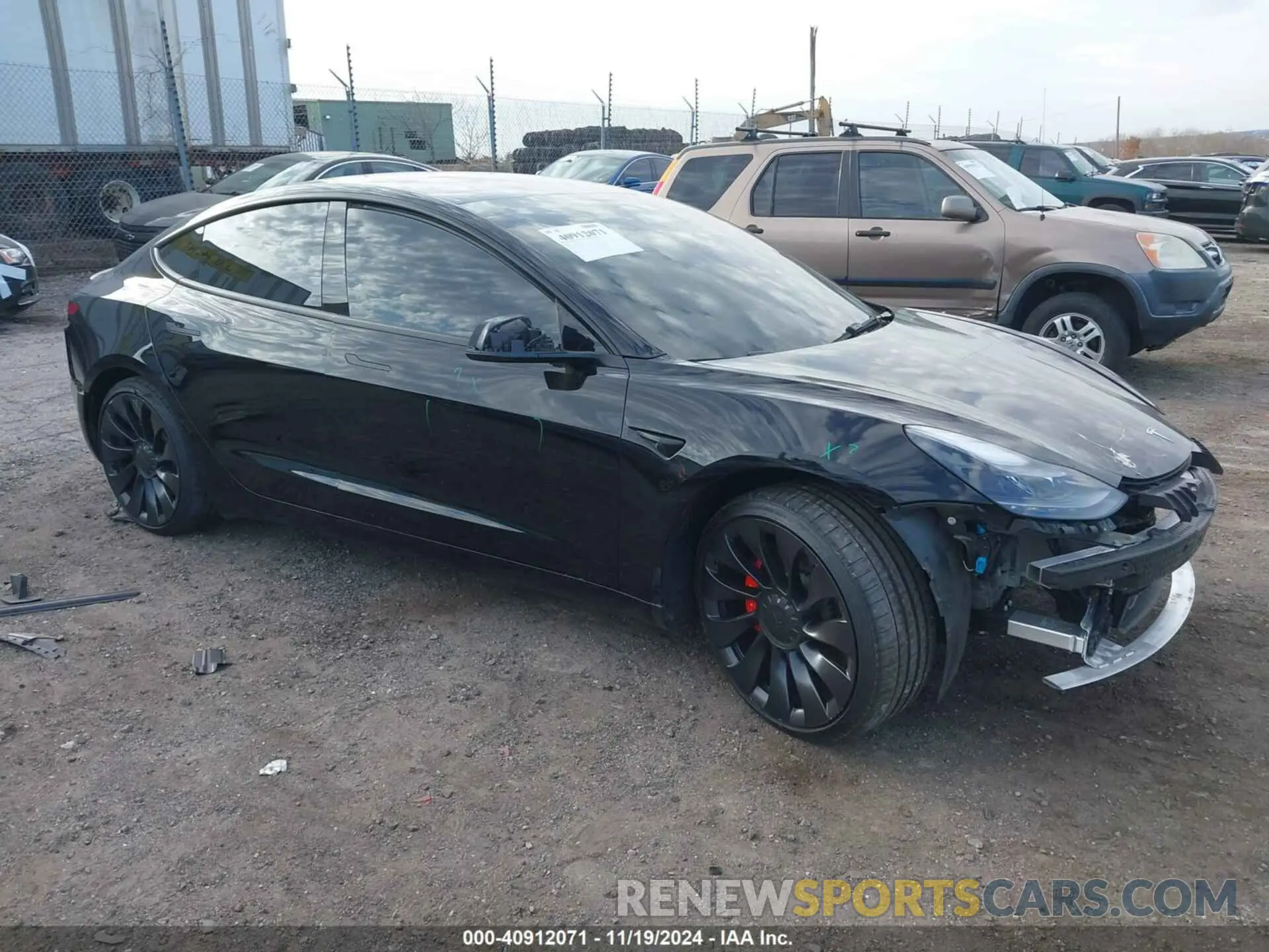 1 Photograph of a damaged car 5YJ3E1EC2PF506531 TESLA MODEL 3 2023