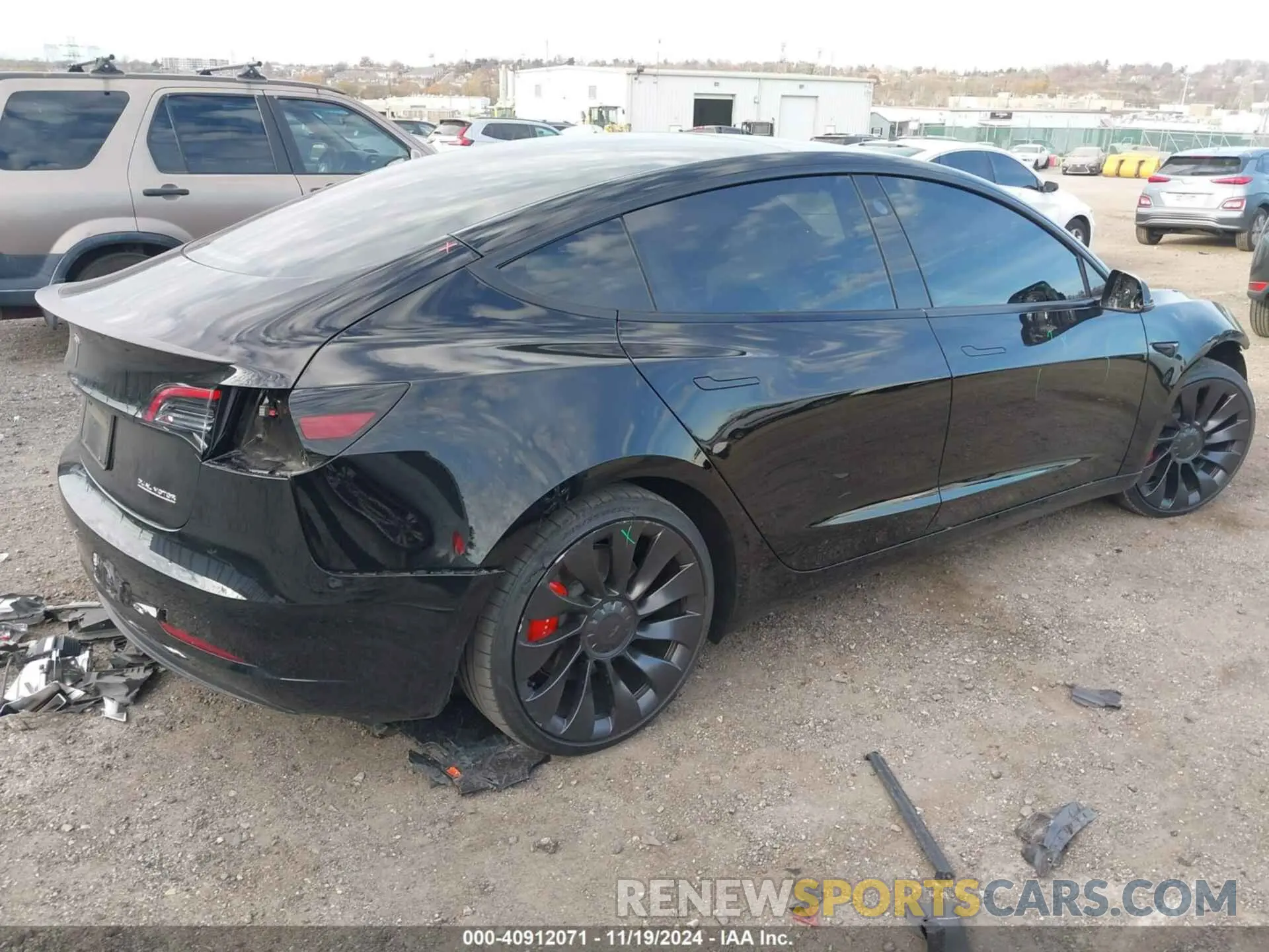 4 Photograph of a damaged car 5YJ3E1EC2PF506531 TESLA MODEL 3 2023