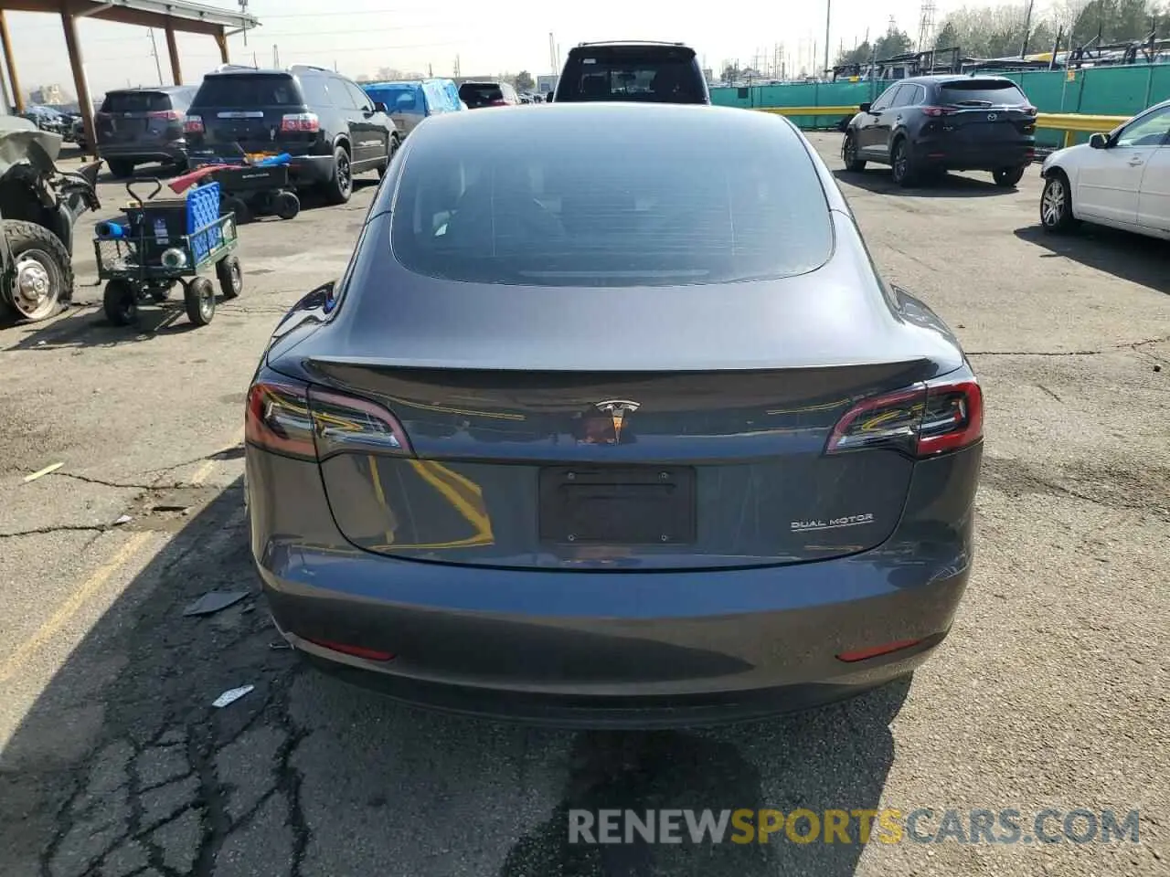 6 Photograph of a damaged car 5YJ3E1EC2PF673505 TESLA MODEL 3 2023