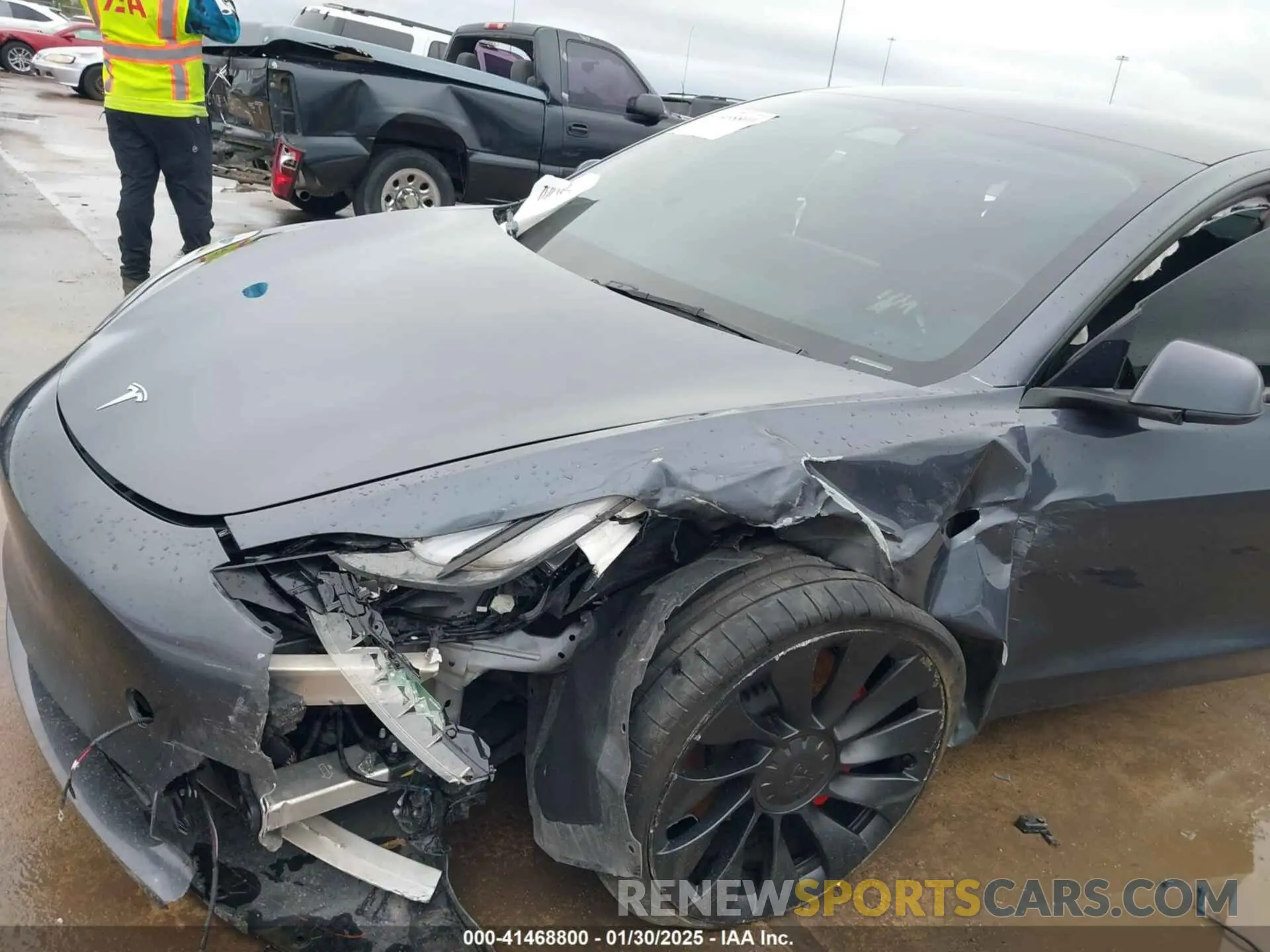 6 Photograph of a damaged car 5YJ3E1EC3PF577351 TESLA MODEL 3 2023