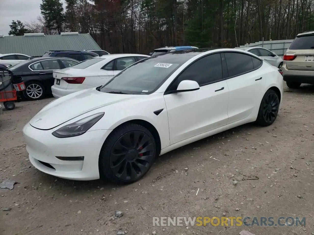 1 Photograph of a damaged car 5YJ3E1EC3PF608355 TESLA MODEL 3 2023