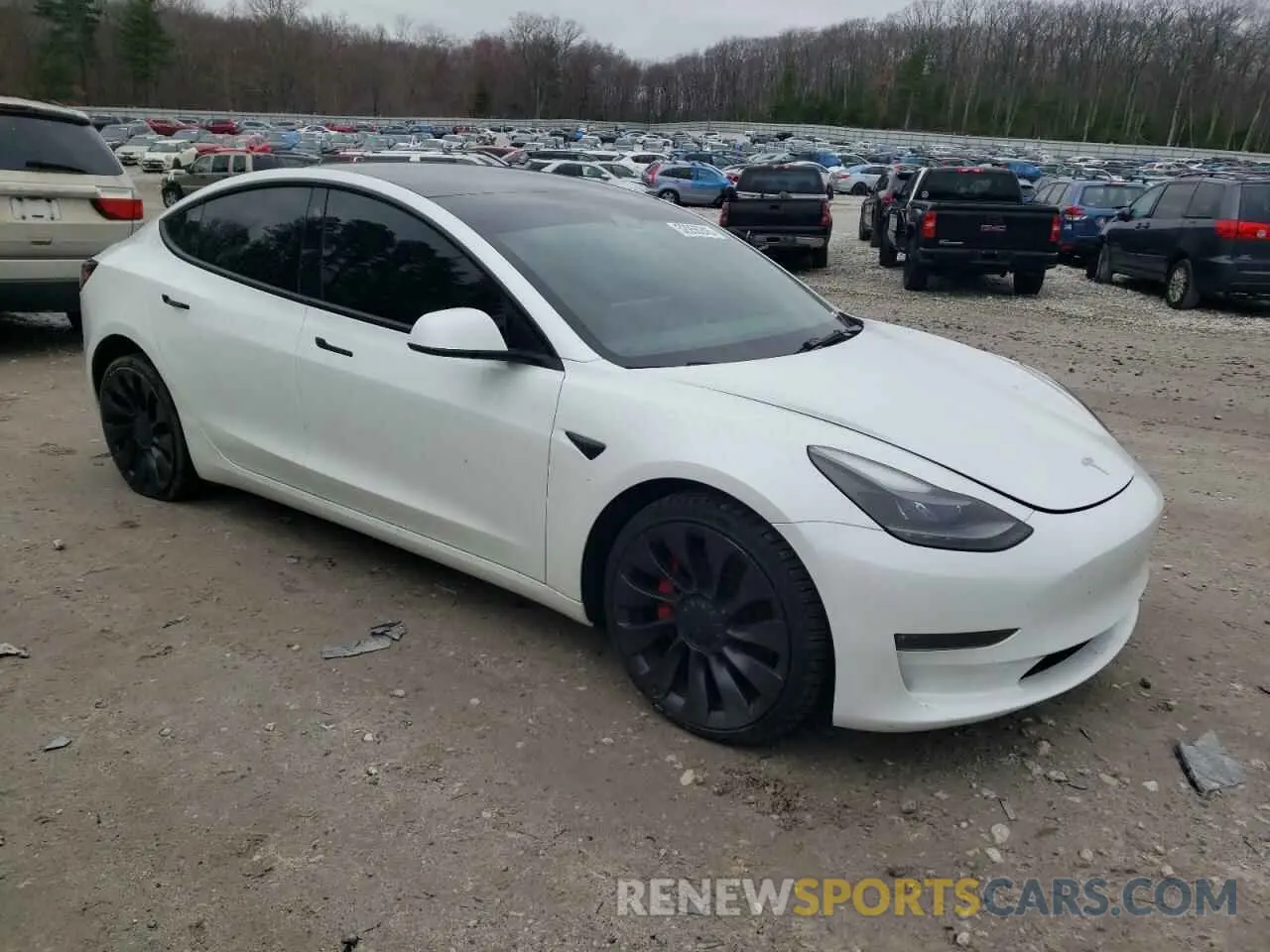 4 Photograph of a damaged car 5YJ3E1EC3PF608355 TESLA MODEL 3 2023
