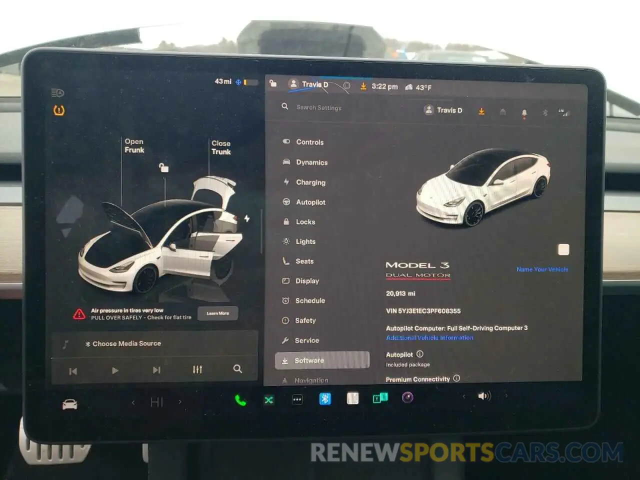 9 Photograph of a damaged car 5YJ3E1EC3PF608355 TESLA MODEL 3 2023