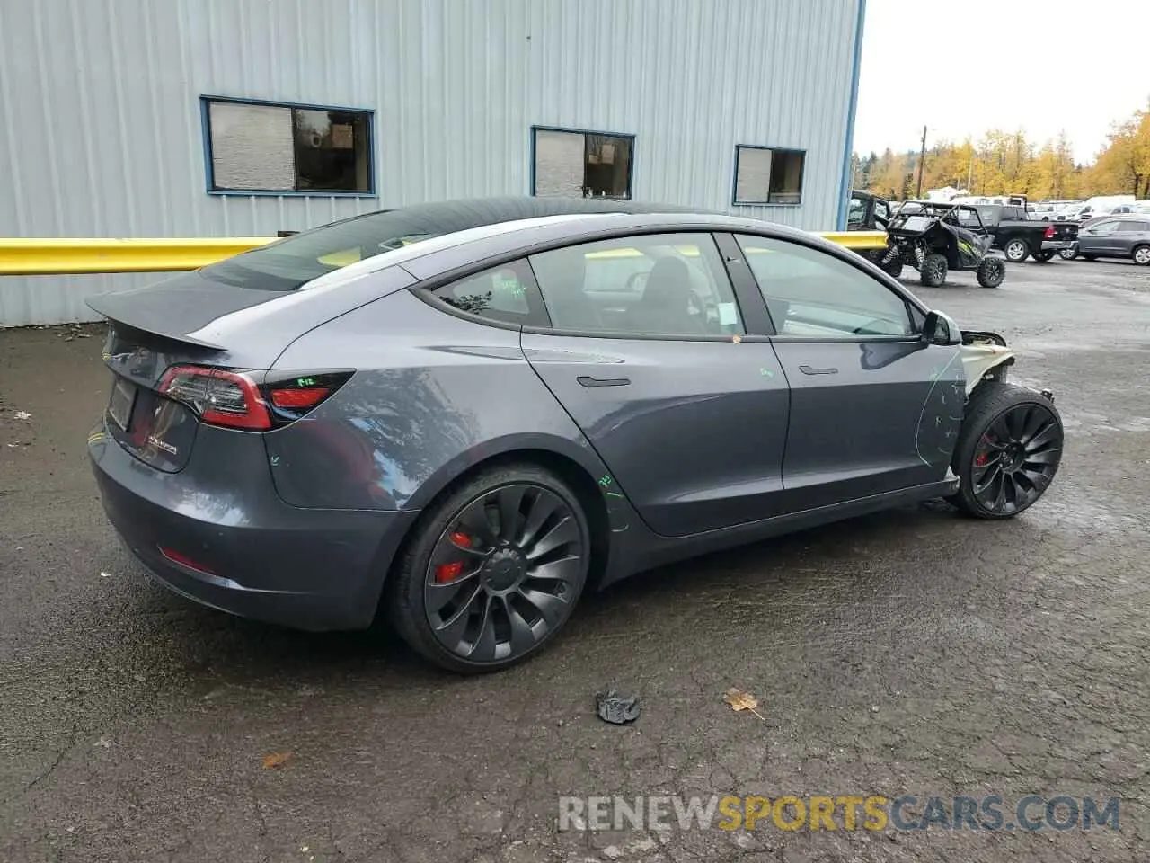 3 Photograph of a damaged car 5YJ3E1EC3PF671875 TESLA MODEL 3 2023