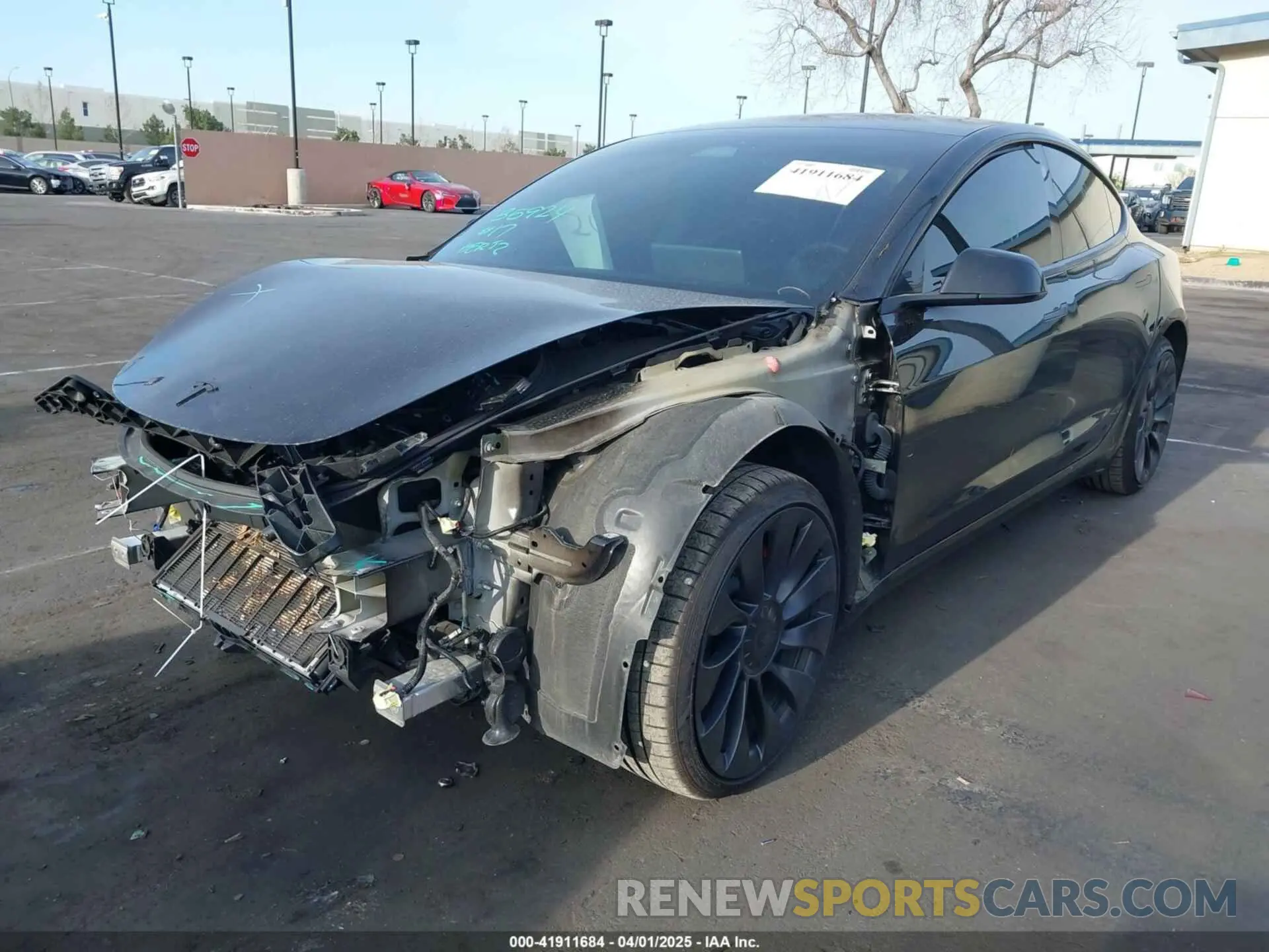 2 Photograph of a damaged car 5YJ3E1EC3PF716085 TESLA MODEL 3 2023