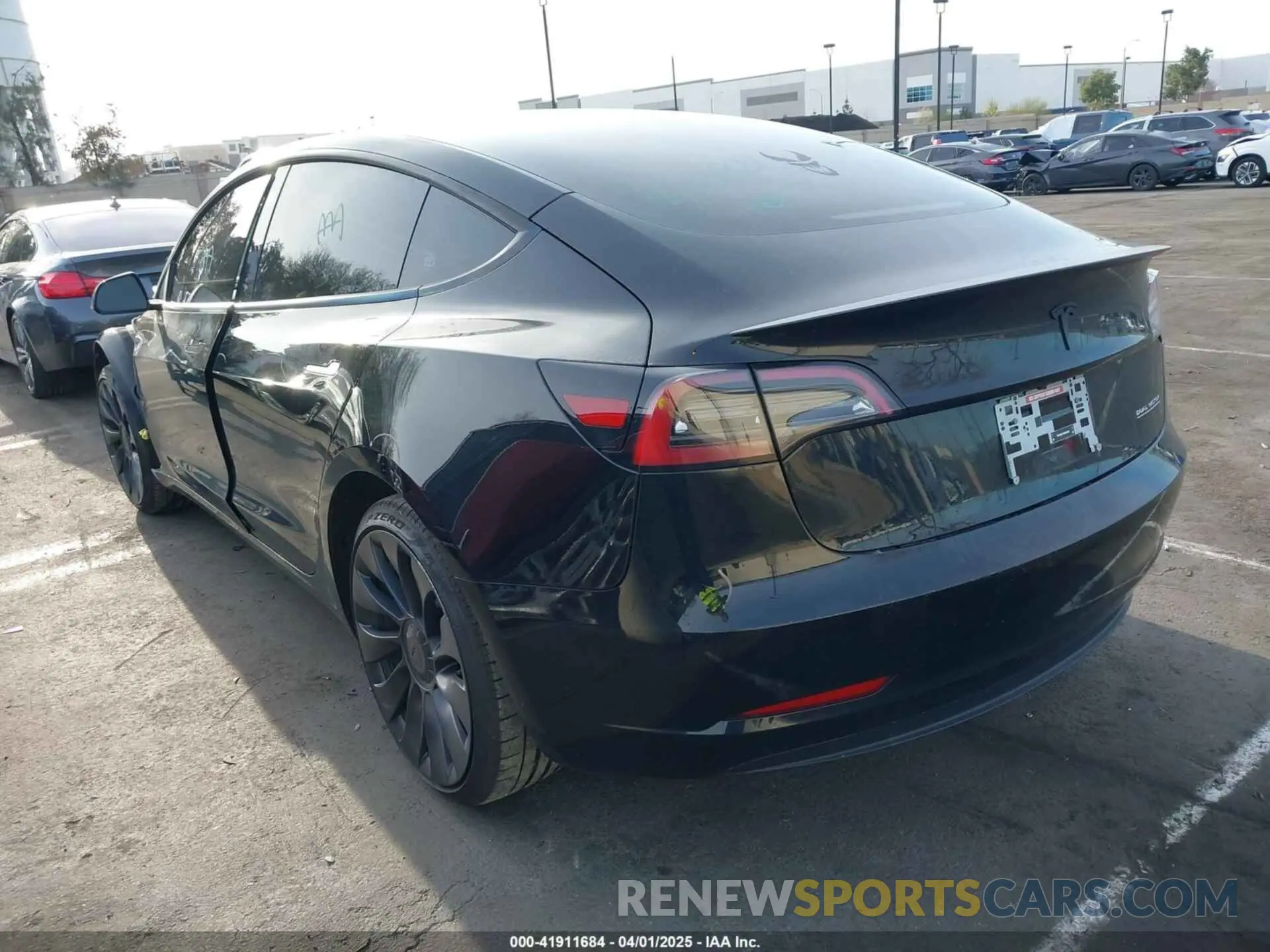 3 Photograph of a damaged car 5YJ3E1EC3PF716085 TESLA MODEL 3 2023