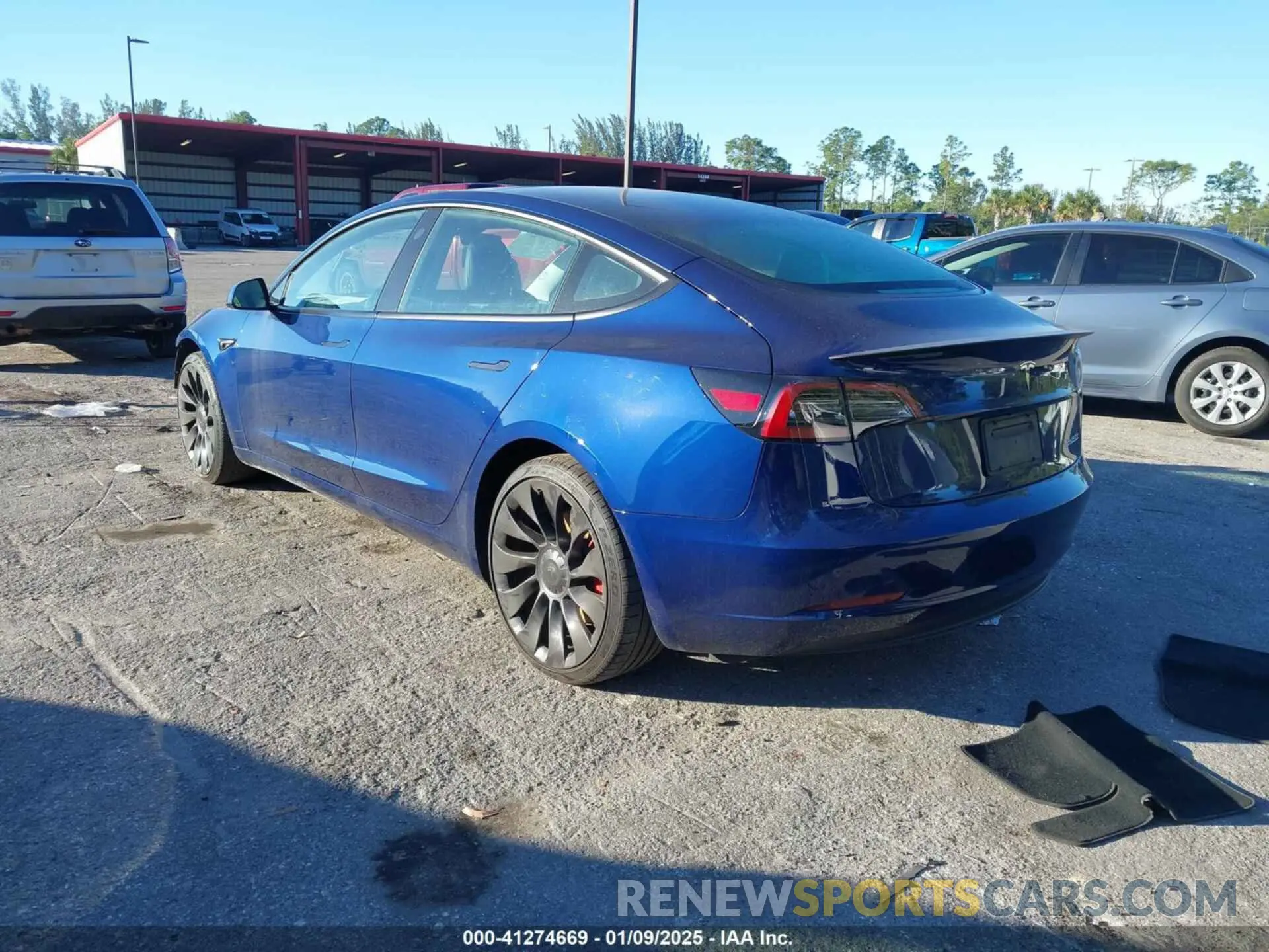 3 Photograph of a damaged car 5YJ3E1EC4PF404521 TESLA MODEL 3 2023