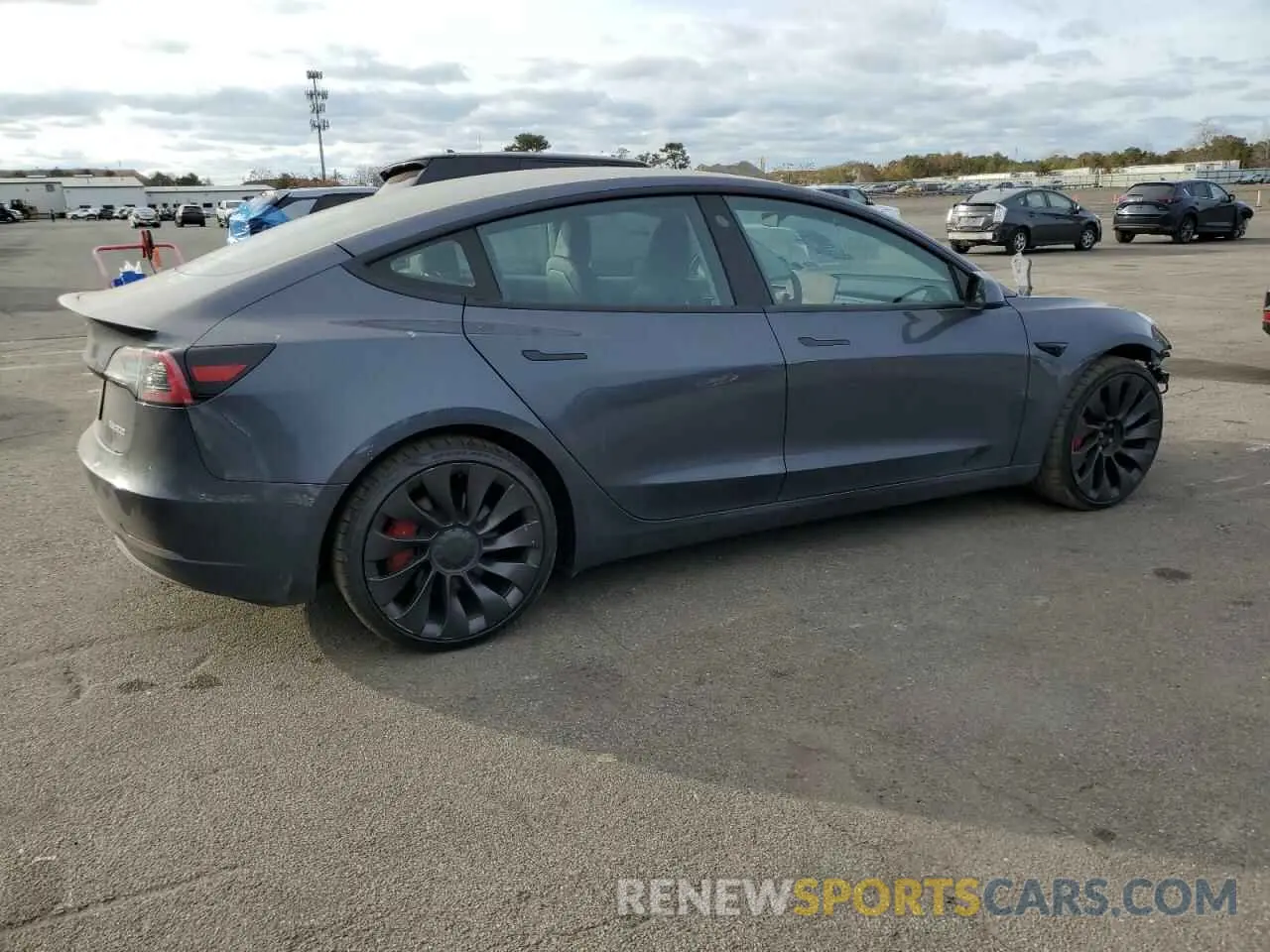 3 Photograph of a damaged car 5YJ3E1EC4PF488873 TESLA MODEL 3 2023
