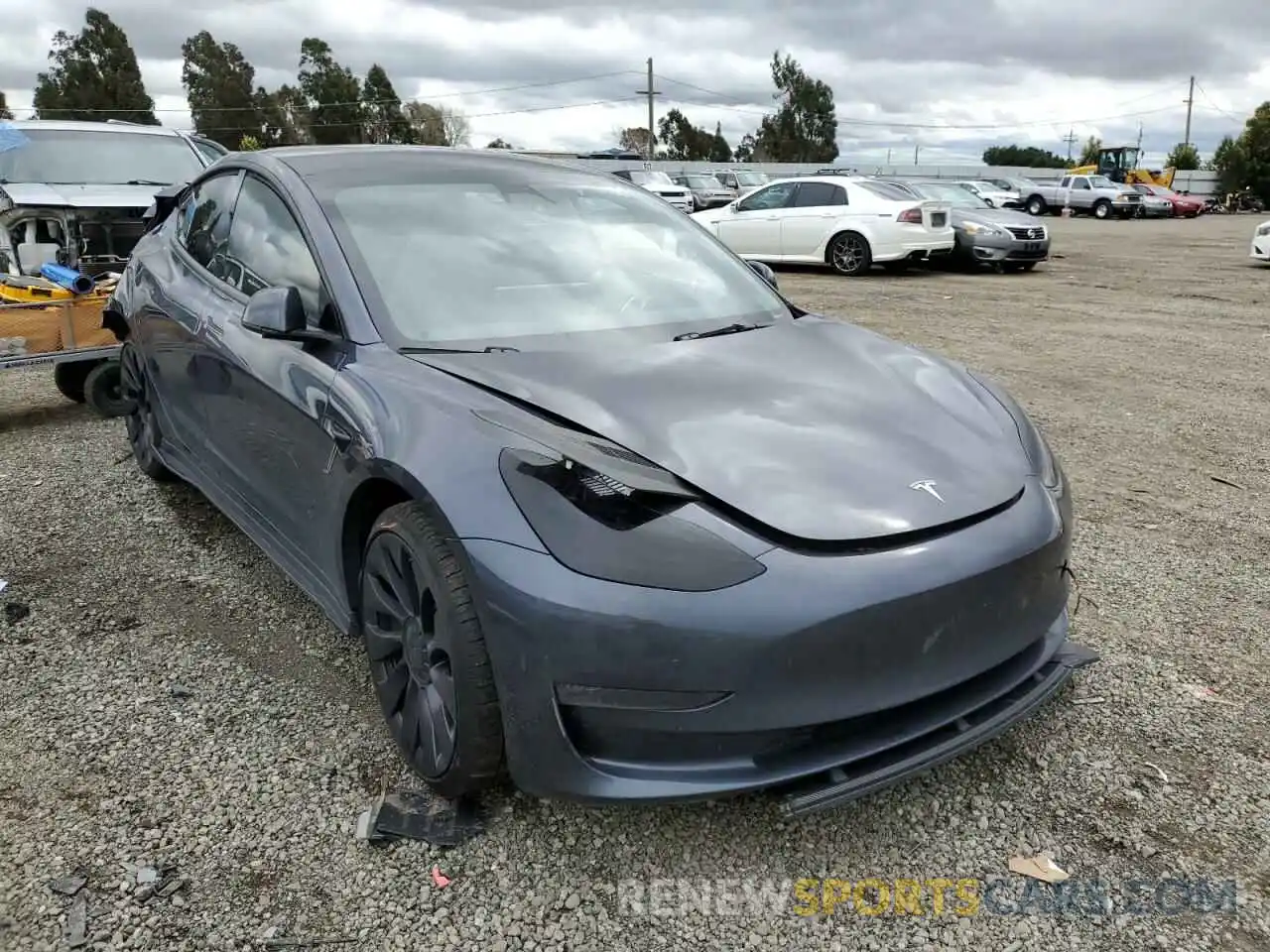 4 Photograph of a damaged car 5YJ3E1EC4PF509740 TESLA MODEL 3 2023