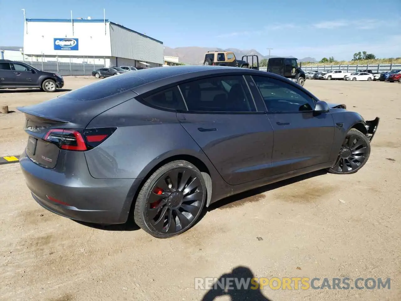 3 Photograph of a damaged car 5YJ3E1EC4PF623138 TESLA MODEL 3 2023