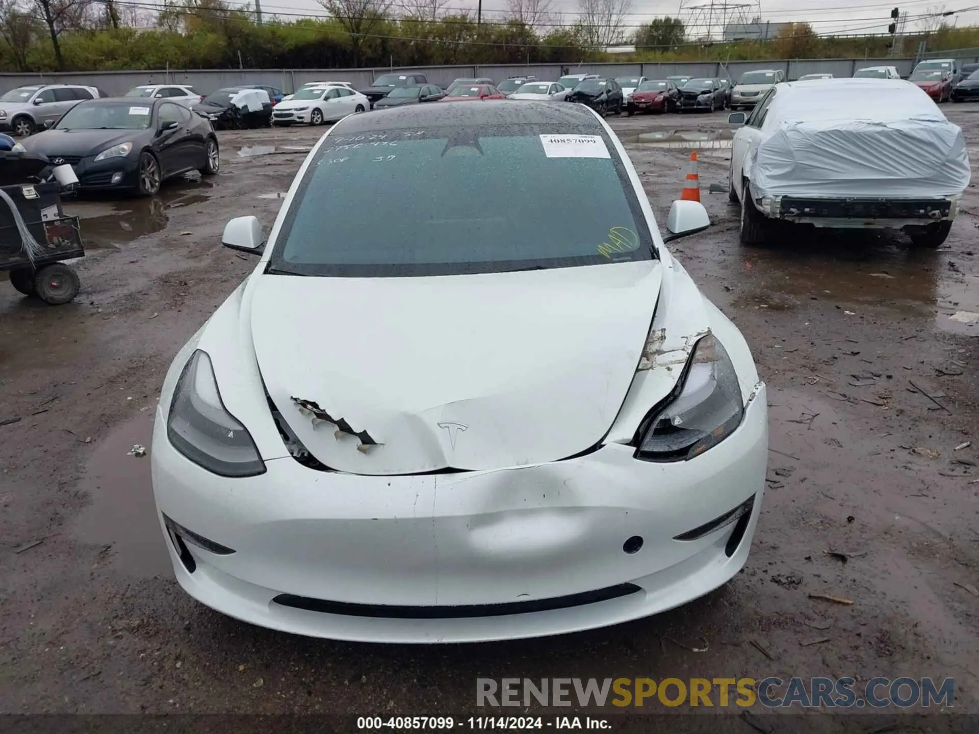 12 Photograph of a damaged car 5YJ3E1EC4PF628033 TESLA MODEL 3 2023
