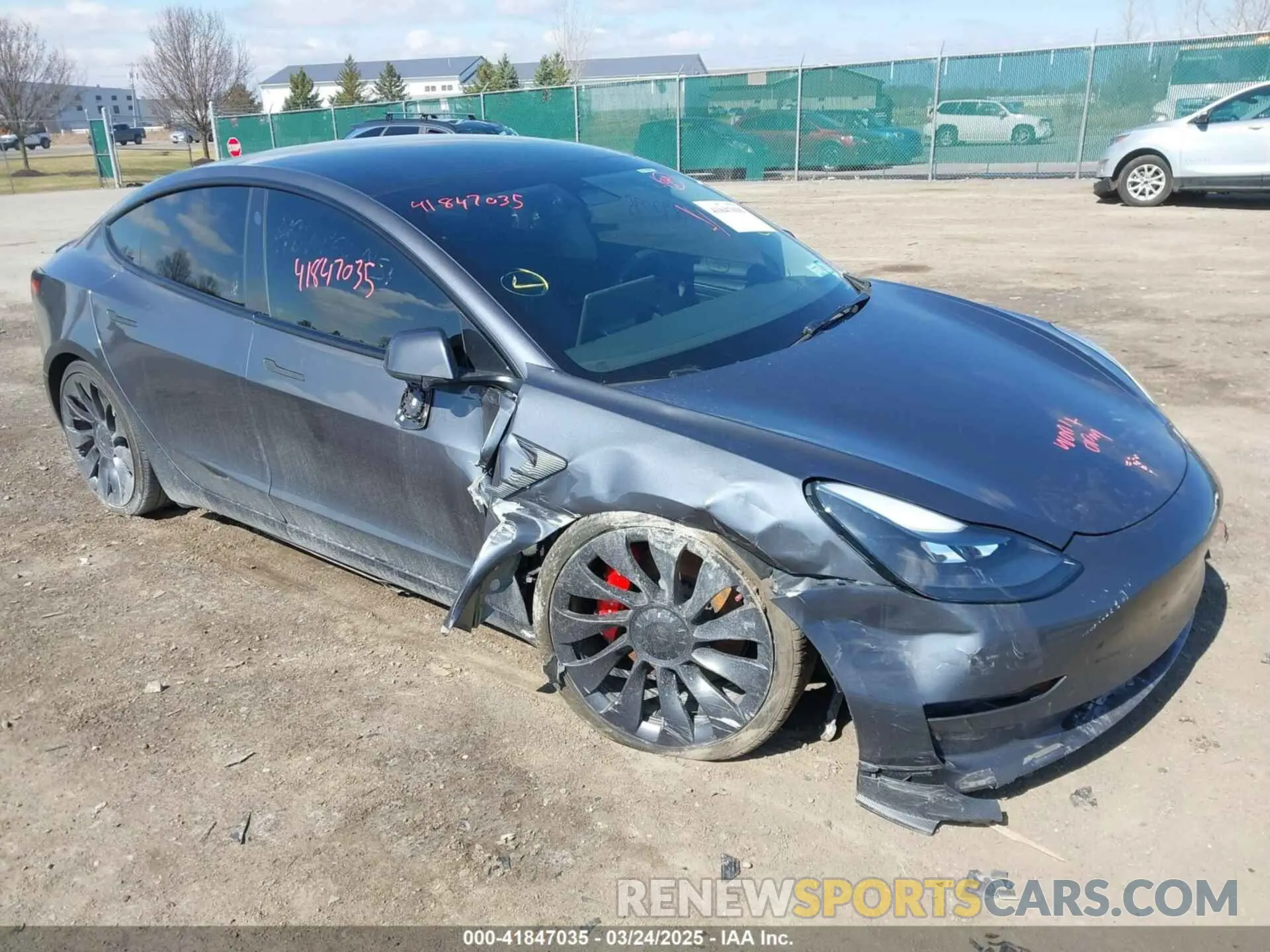 1 Photograph of a damaged car 5YJ3E1EC4PF633961 TESLA MODEL 3 2023